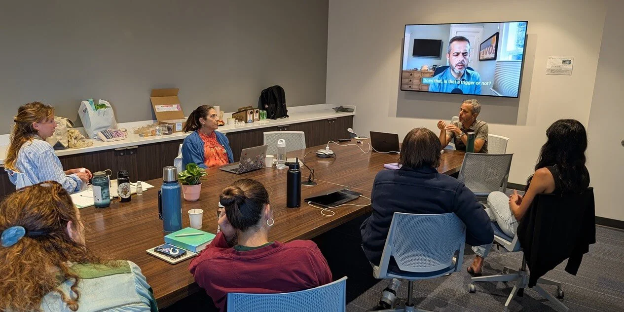 Faculty and MFT graduate students practicing therapeutic interventions using Deliberate Practice at Sentio University California