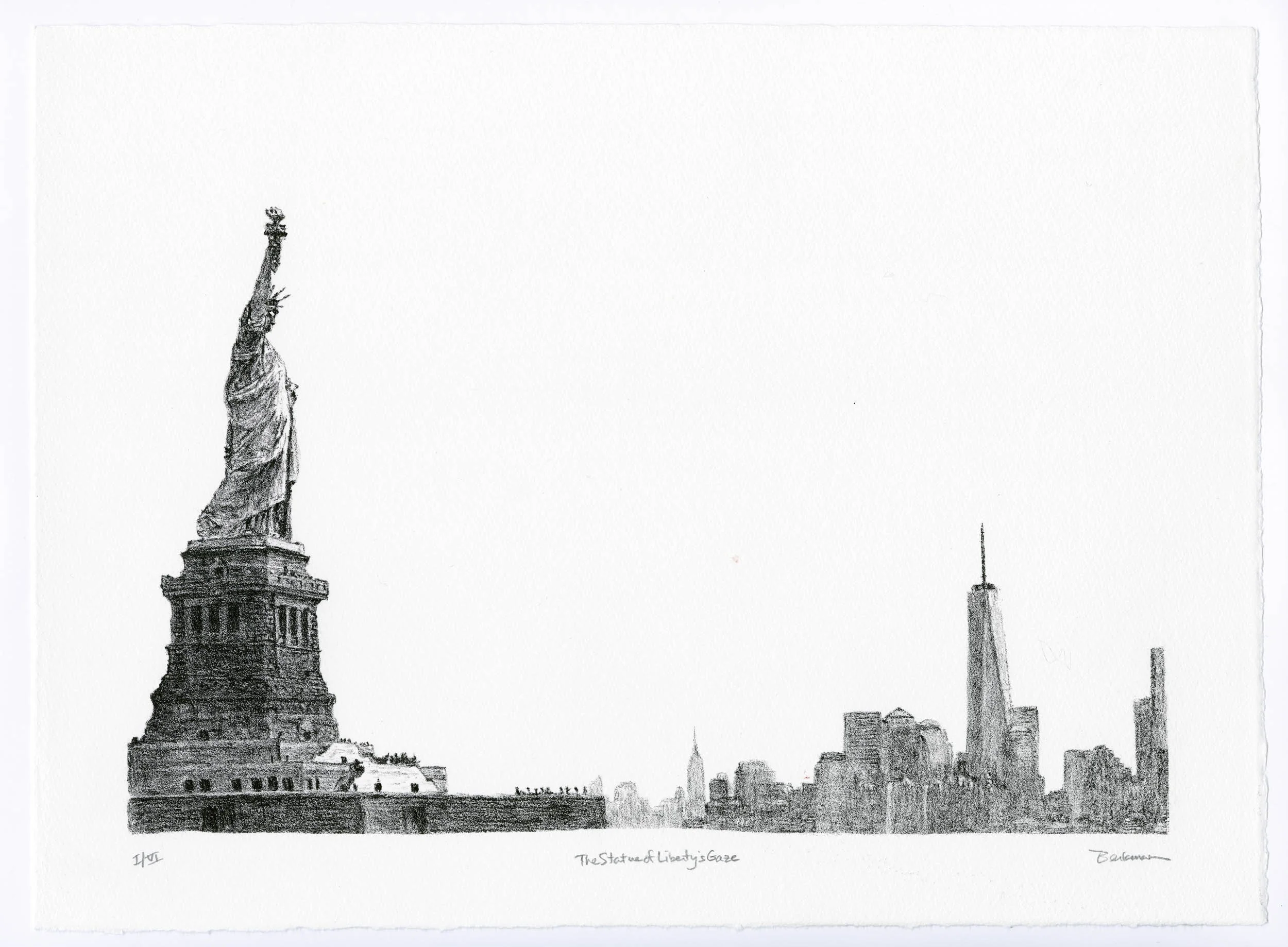 The Statue of Liberty’s Gaze, Edition of 12 (Last print)