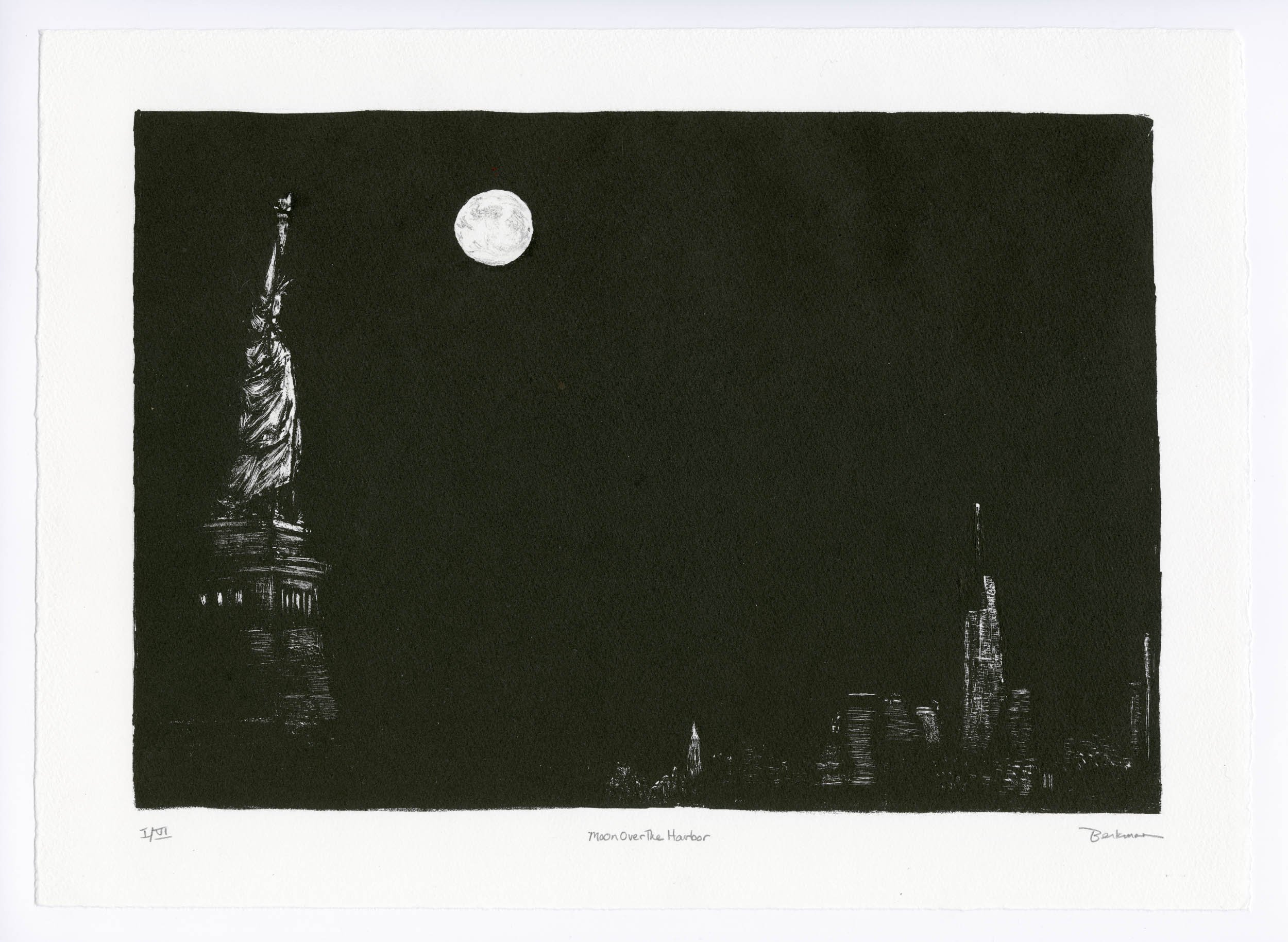 Moon Over the Harbor, Edition of 12