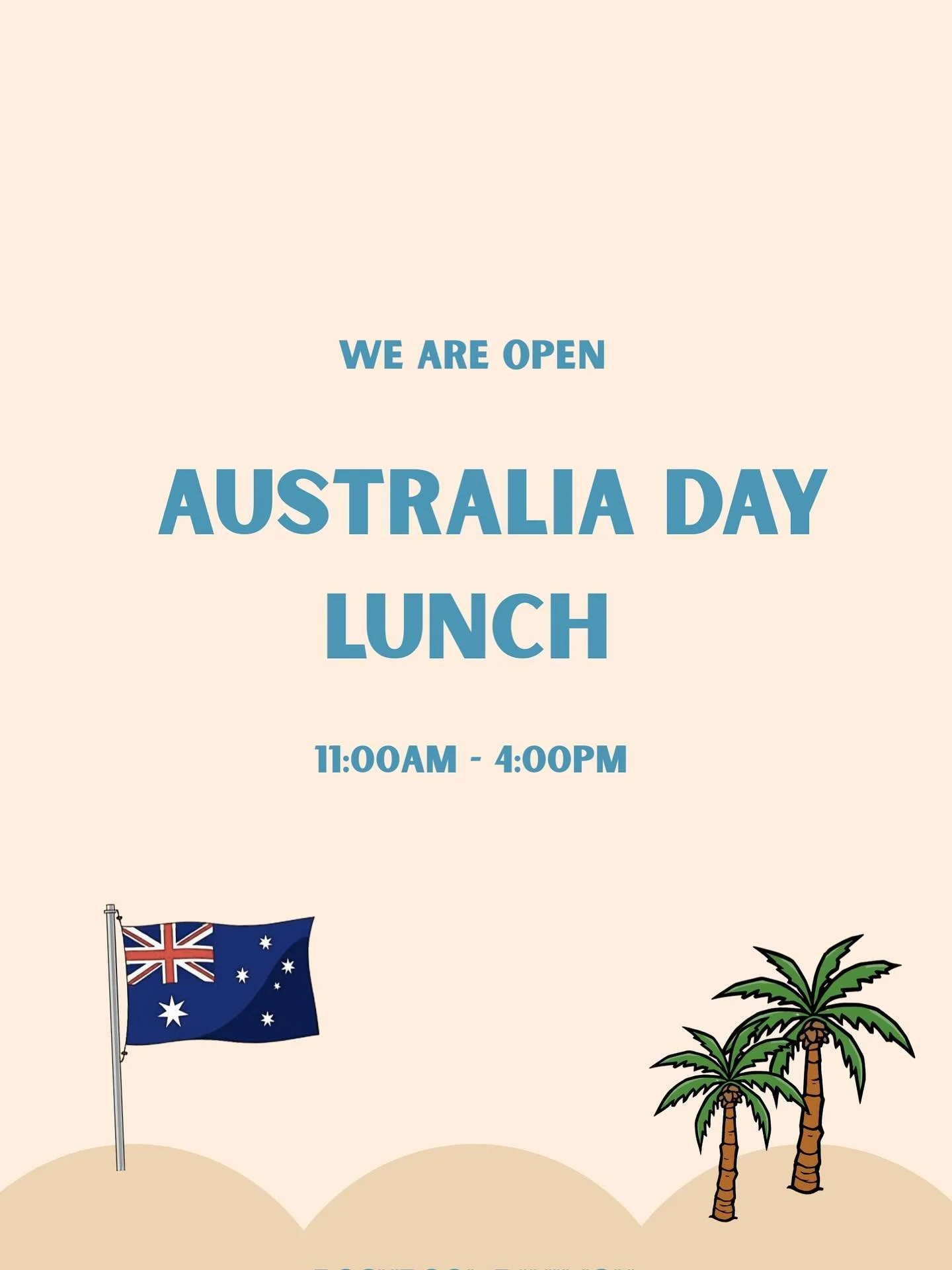 Enjoy the long weekend at Rockpool 🌴

We&rsquo;ll be open for dine in and takeaway 
11am - 4pm

Book now!