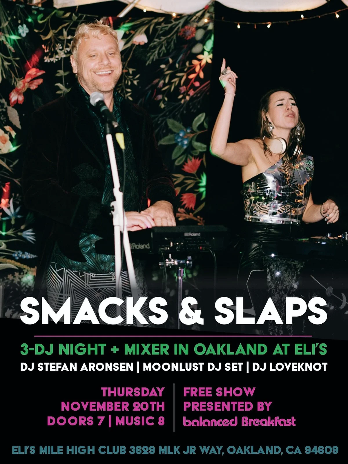 Balanced Breakfast is celebrating TEN years of musicians, industry professionals and music lovers gathering in Oakland, and we&rsquo;re DJing! Seriously, like&hellip; an entire DECADE 🙌🏼 Please join us at @elismilehighclub alongside our friends Ste