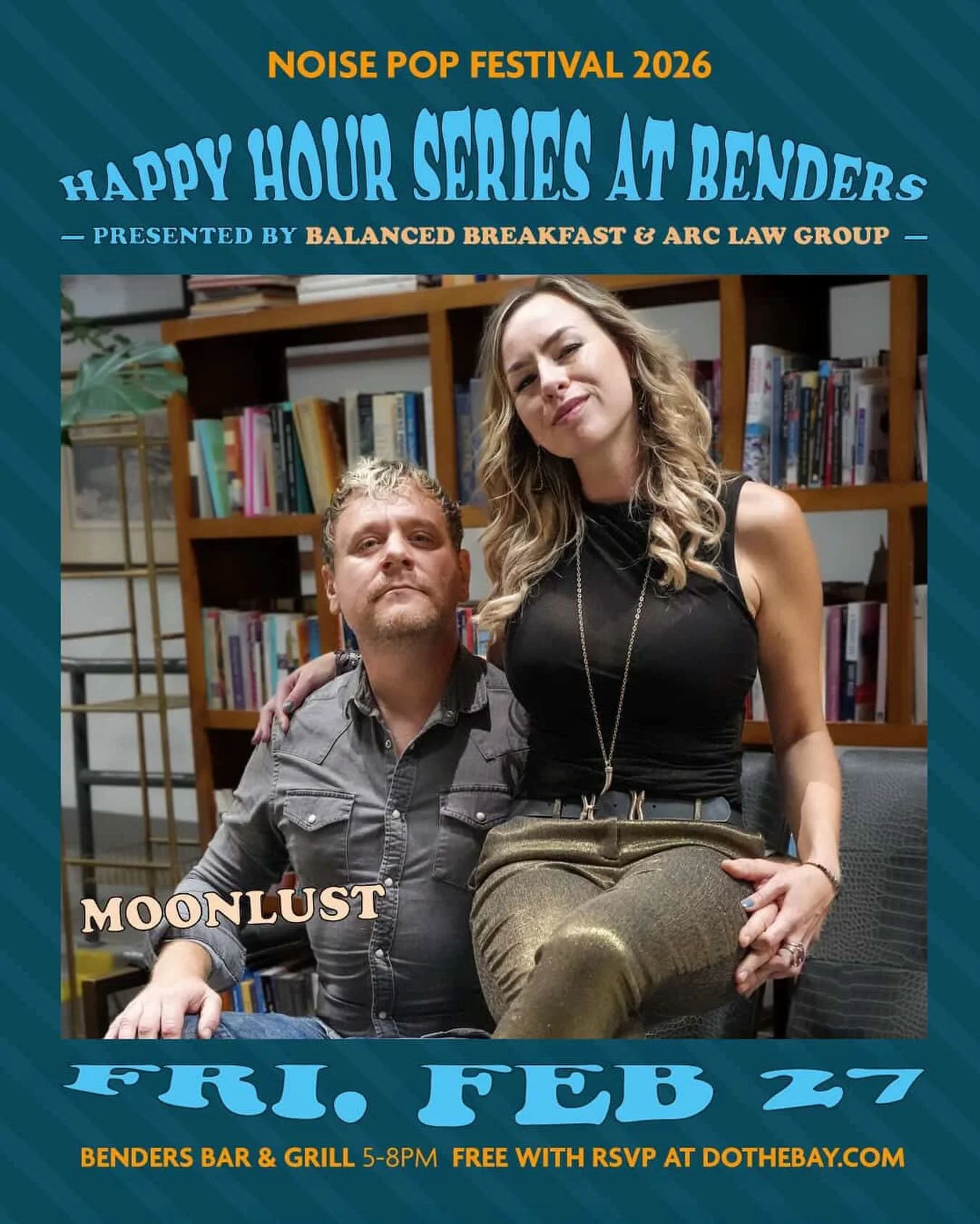 We&rsquo;re stoked to be included in this year&rsquo;s Noisepop Festival! Come out tomorrow night as we converge together @bendersbarandgrill for 3 happy hours of music and dancing! ✨🌙