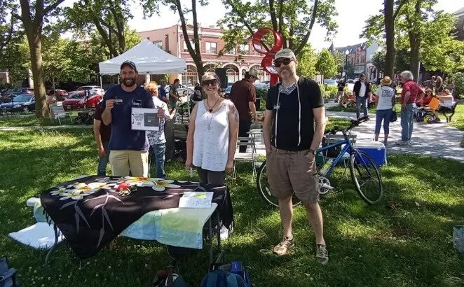 RFM volunteers at an event in Montclair, NJ