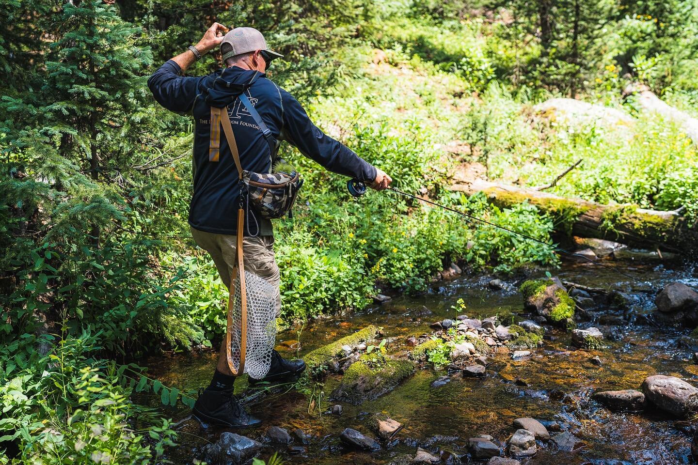 The Bow and Arrow Cast.

This style of casting is usually reserved for tighter, smaller, and more overgrown fisheries. It&rsquo;s typically one of the first things we teach the veterans after we give them the basic course of fly fishing. The majority