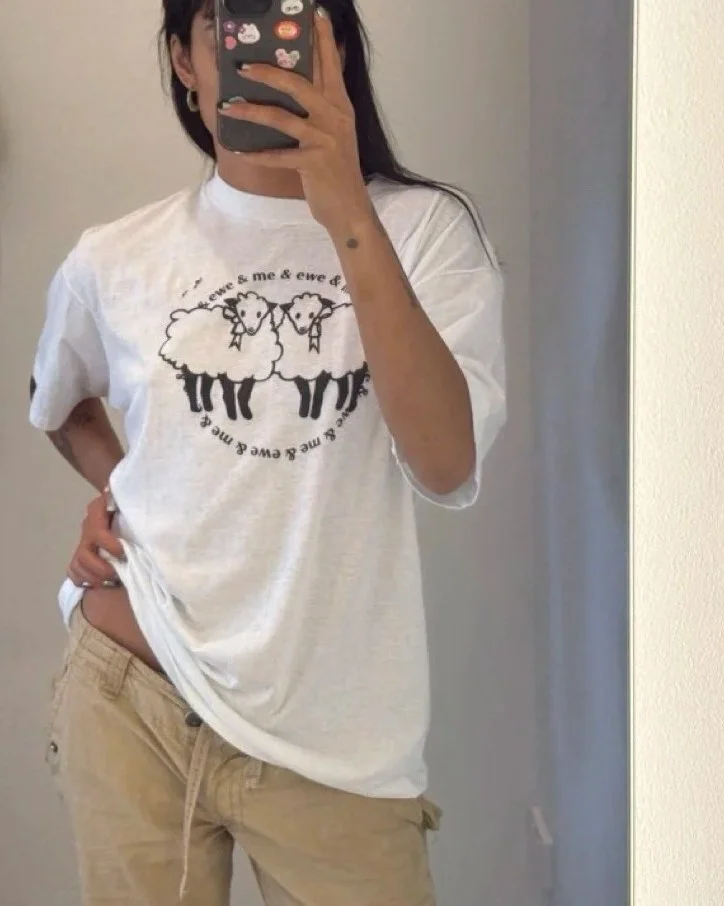 ewe & me sheep tee