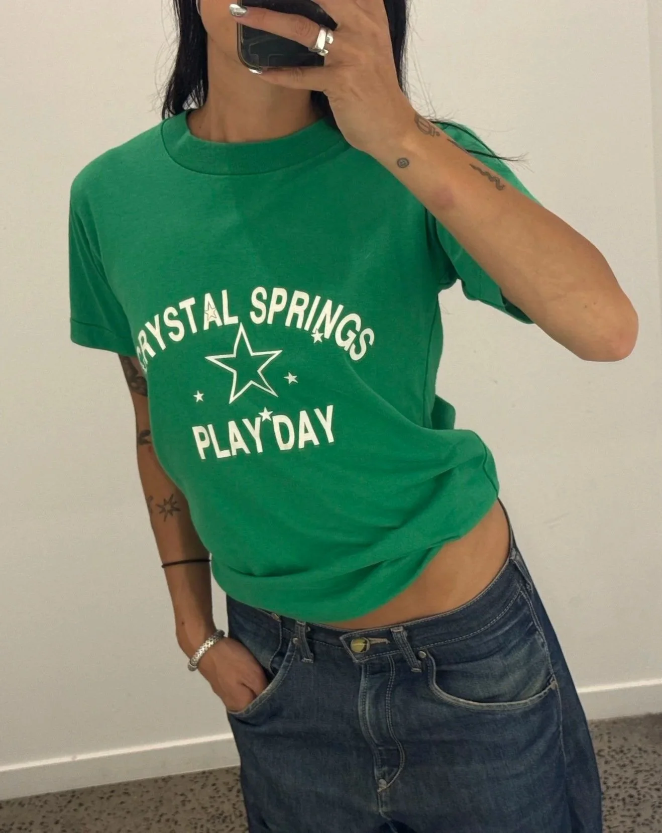 90s crystal springs play day tee