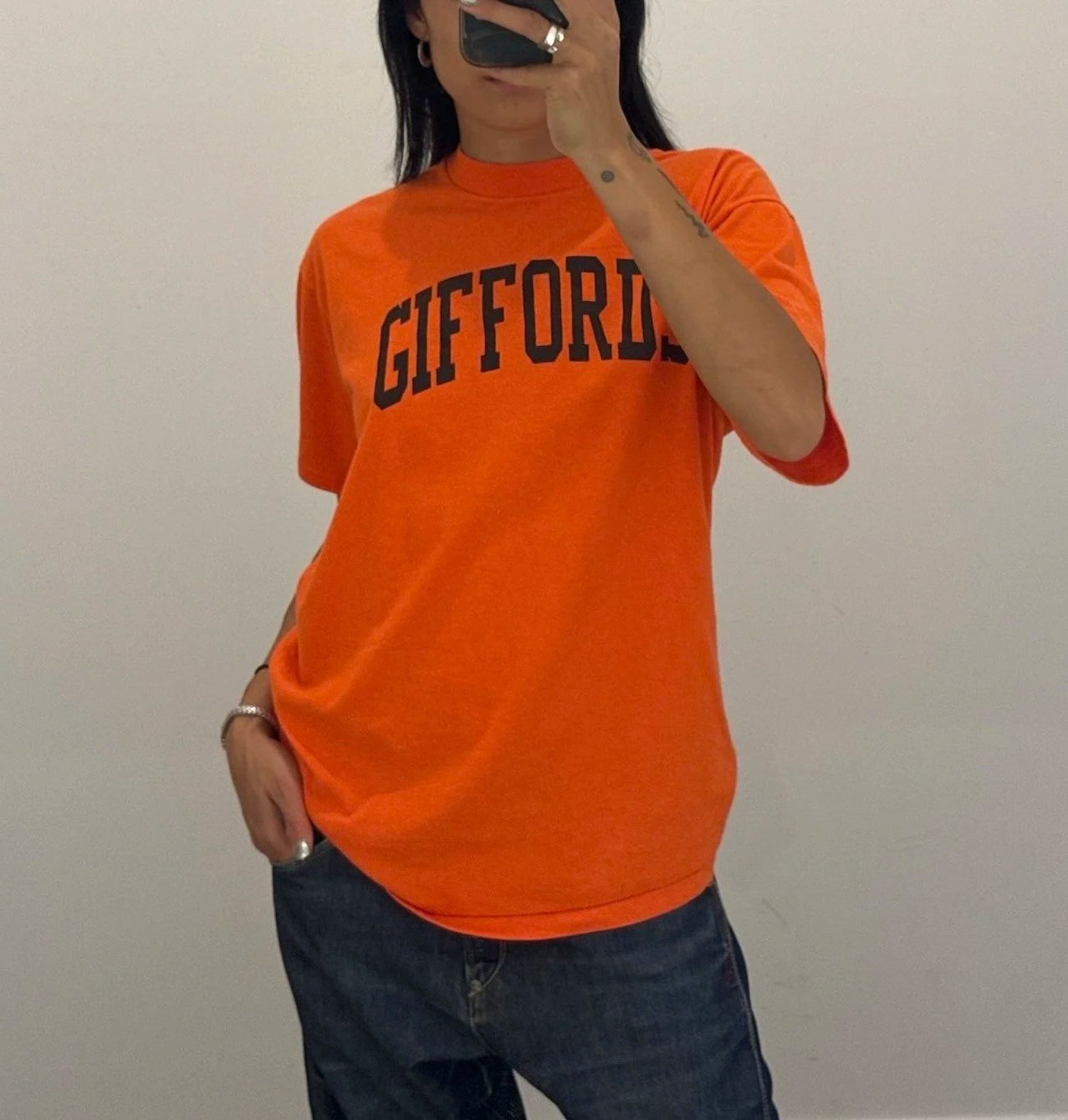 80s giffords orange tee