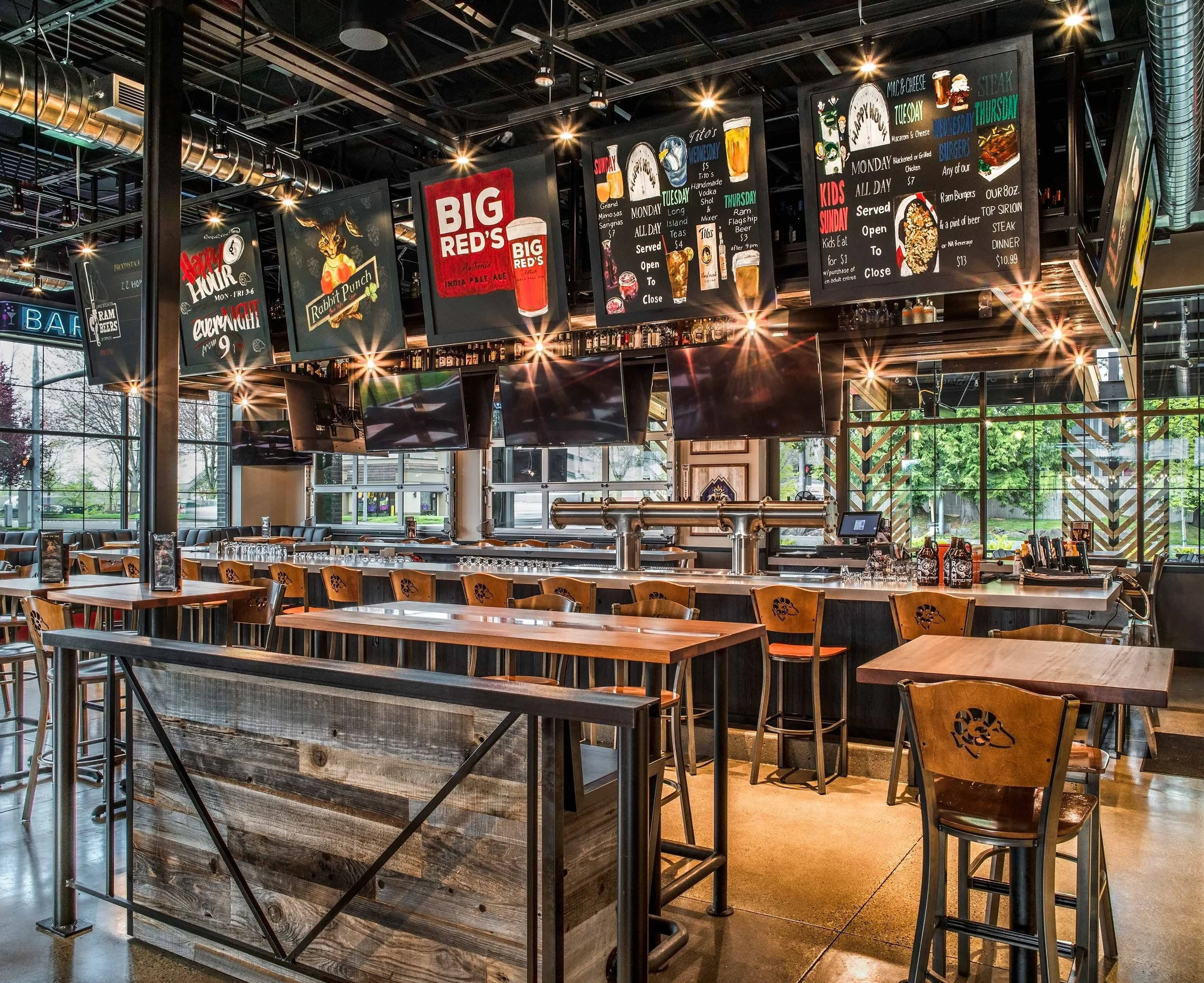 The RAM Restaurant and Brewery Hospitality Architecture, Casual