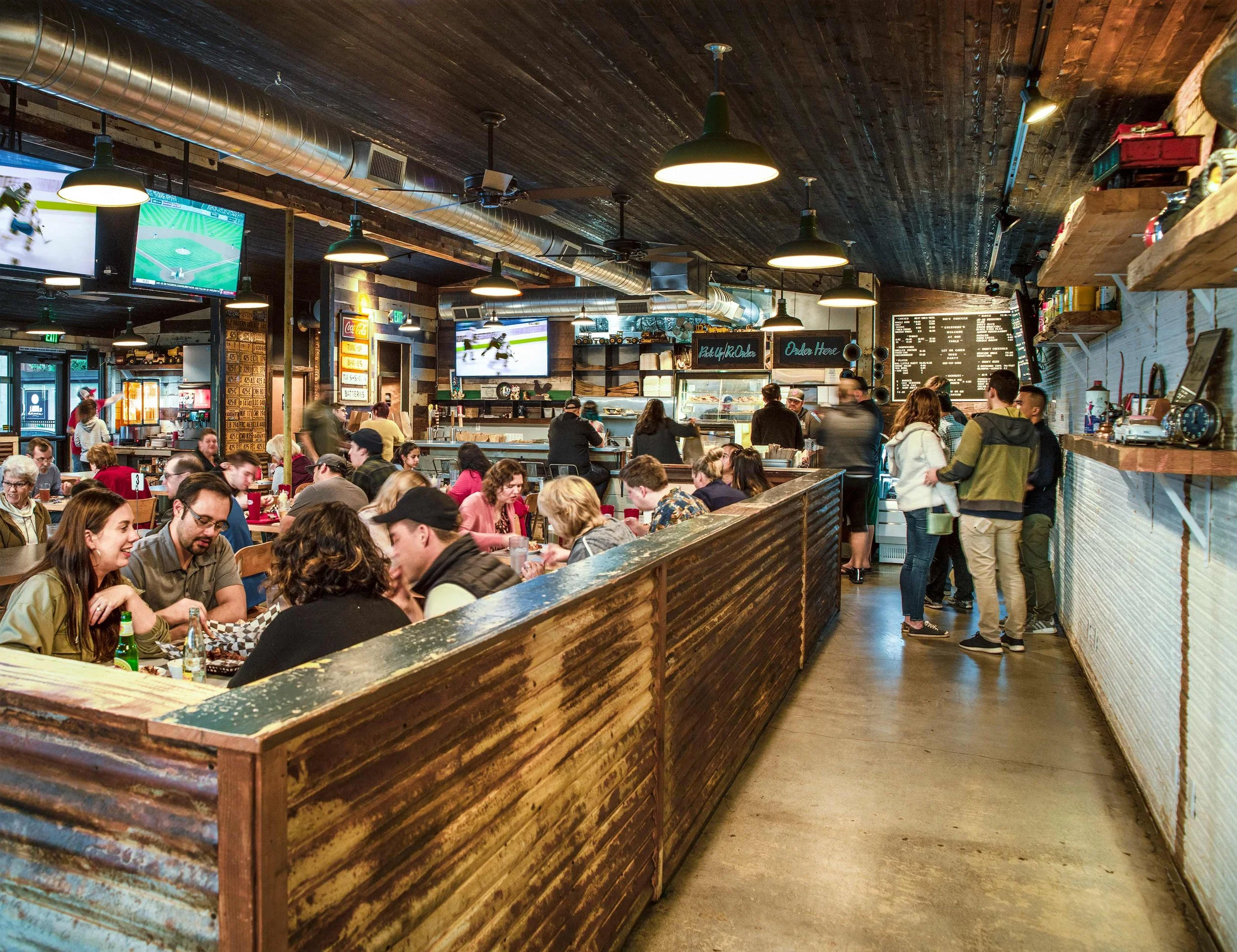 Big's Chicken Hospitality Architecture, Casual Restaurant in