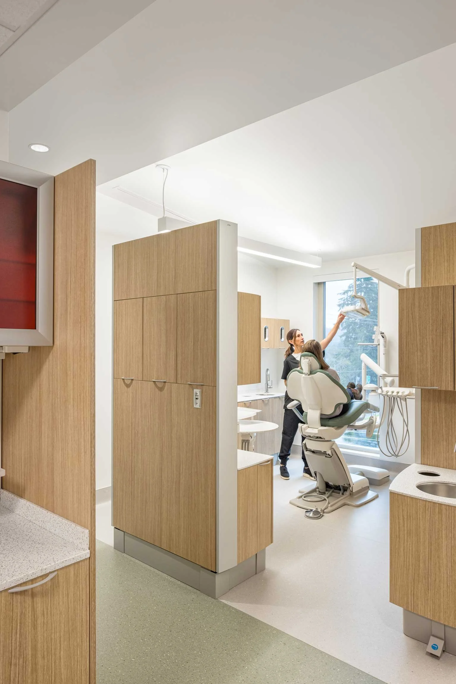 Dental exam area