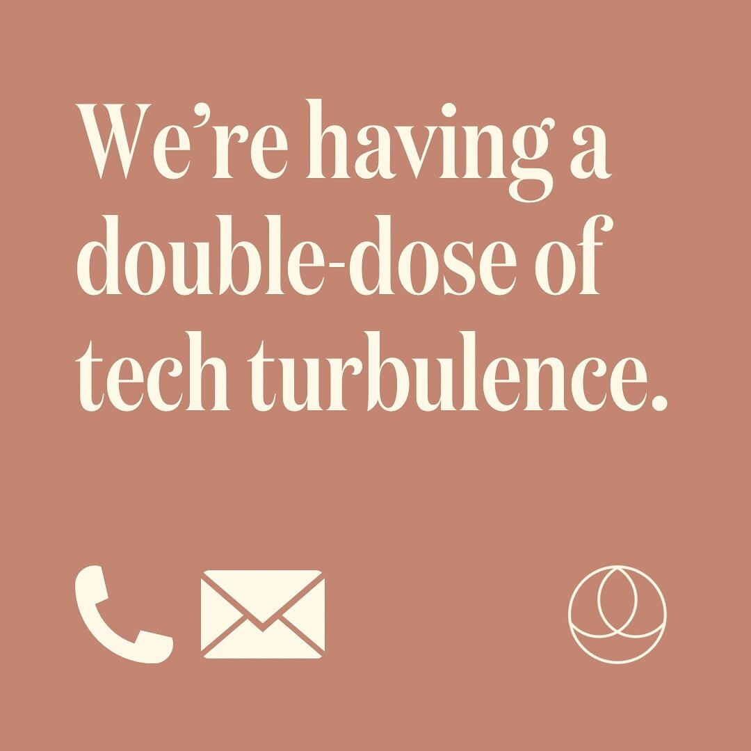 We&rsquo;ve discovered and resolved the causes of a hiccup in our voicemail system and email automations. ☎️✉️

Rest assured, we&rsquo;re on the case, working through each message diligently with some extra team members on board to help. 🧡

You migh