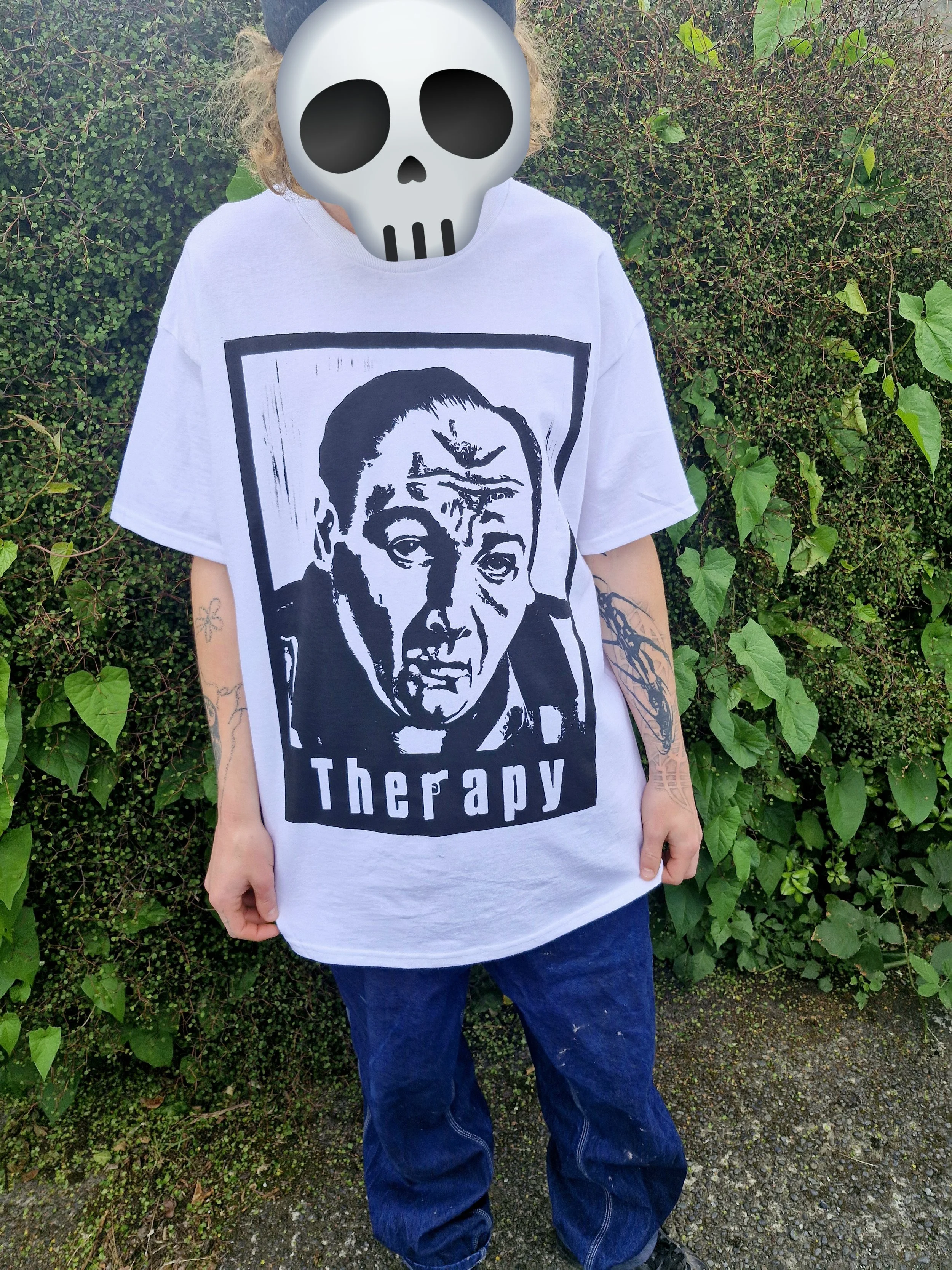 Tony Soprano THERAPY Woodblock tee. 2025.