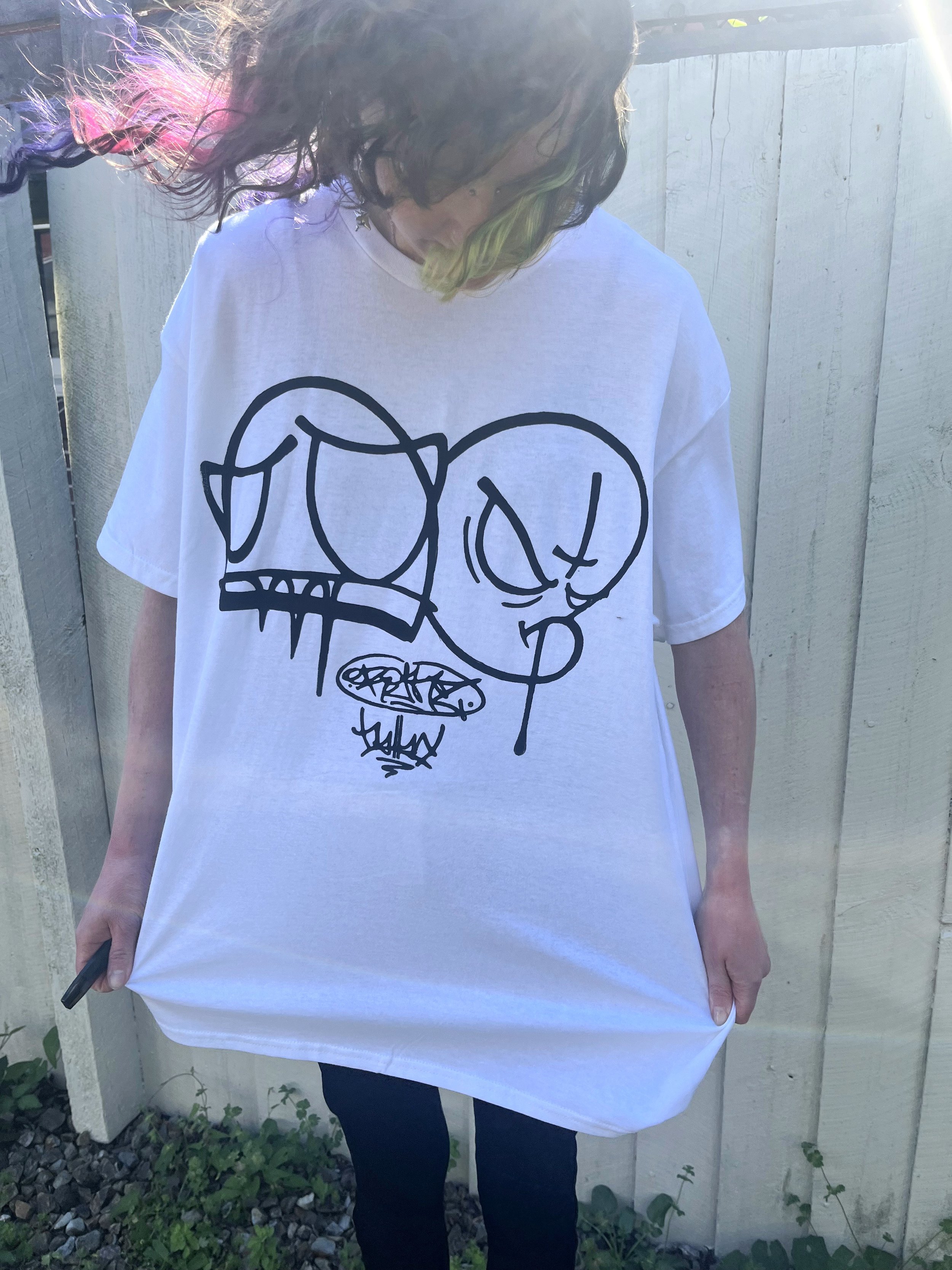 Ballad x Orgns woodcut collab tee 2025.