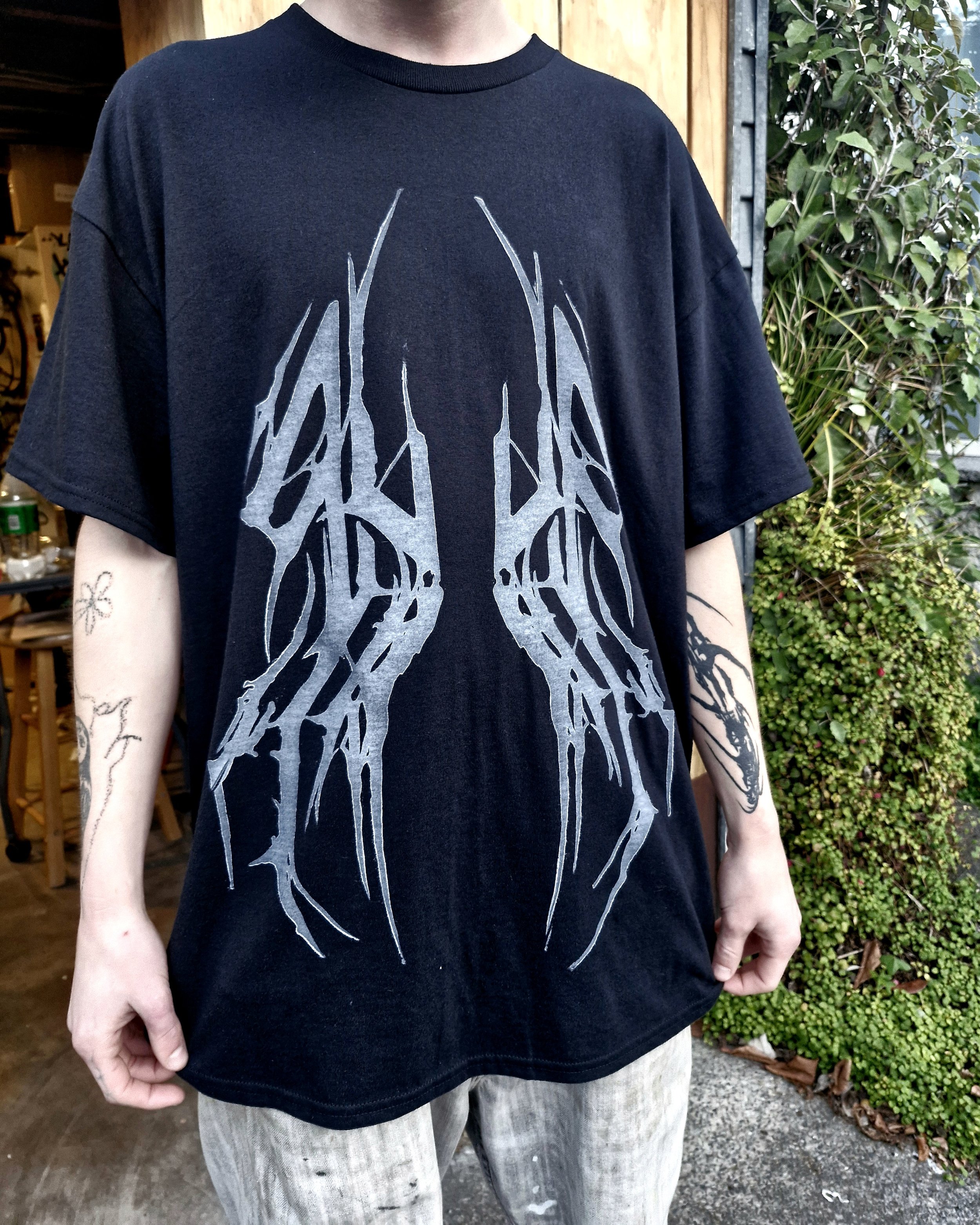 Ballad x Borge woodblock tee. 2025.
