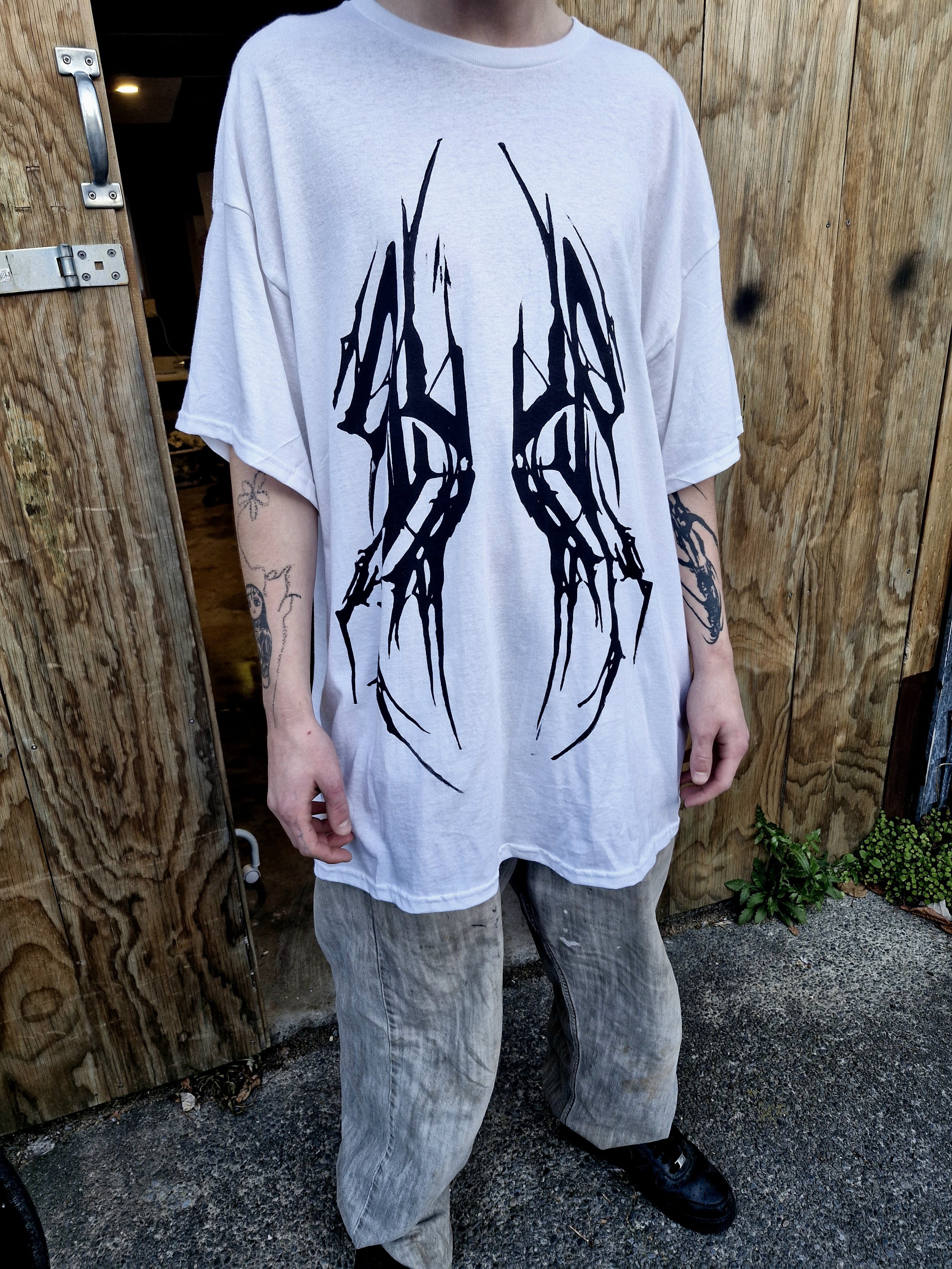 Ballad x Borge woodblock tee. 2025.