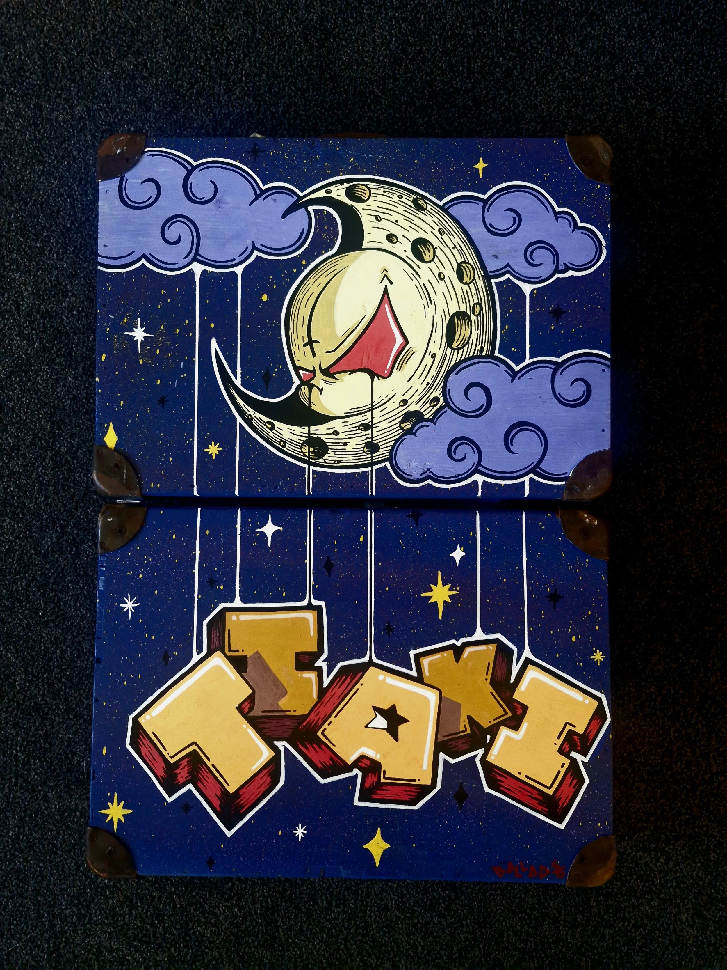 Suitcase for Chapter gallery charity auction