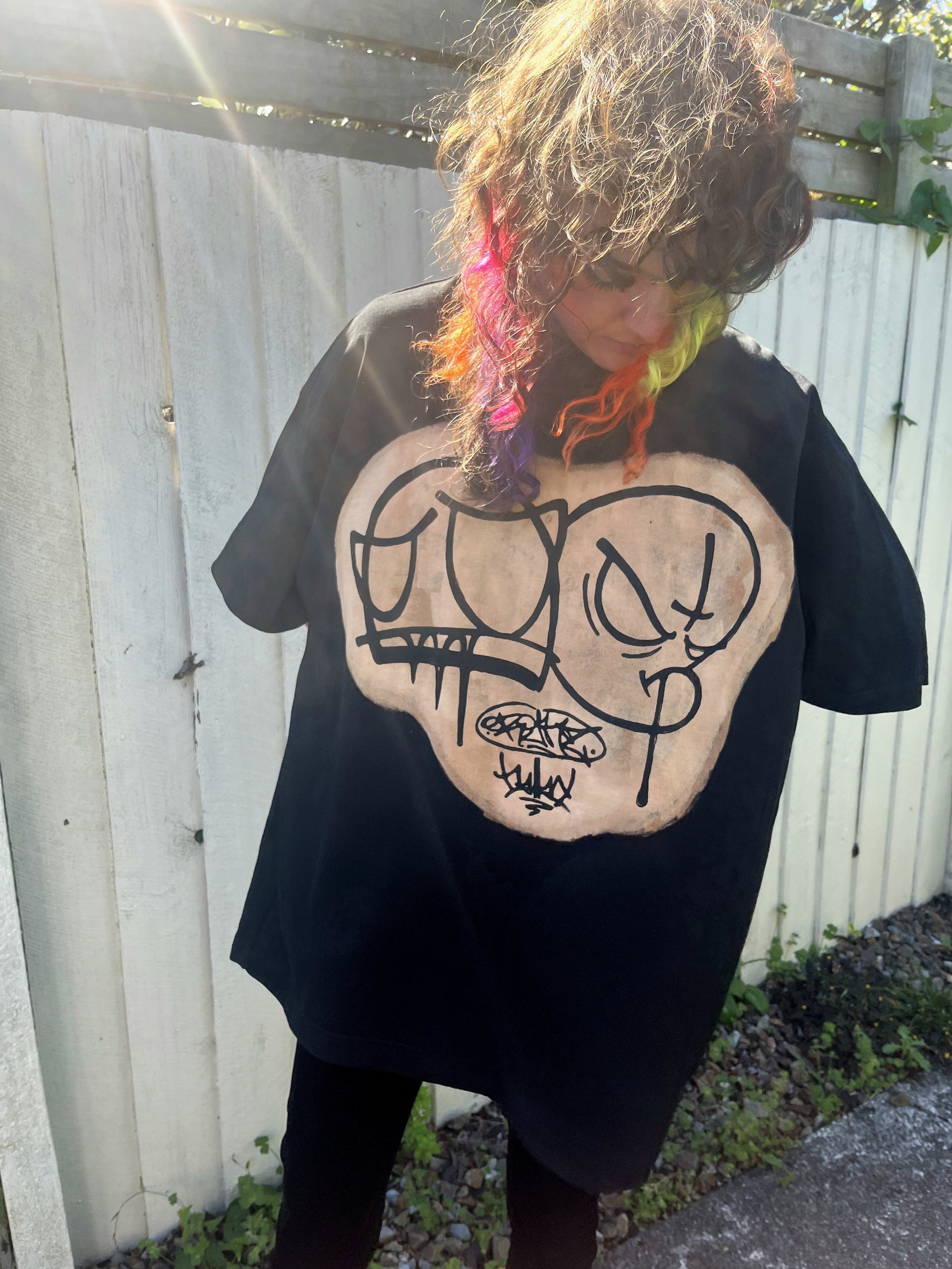 Ballad x Orgns woodcut collab tee 2025.