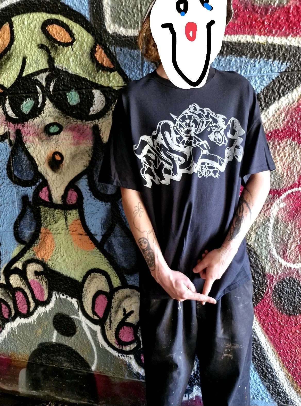 Alias x Ballad woodblock collab tee. 2025