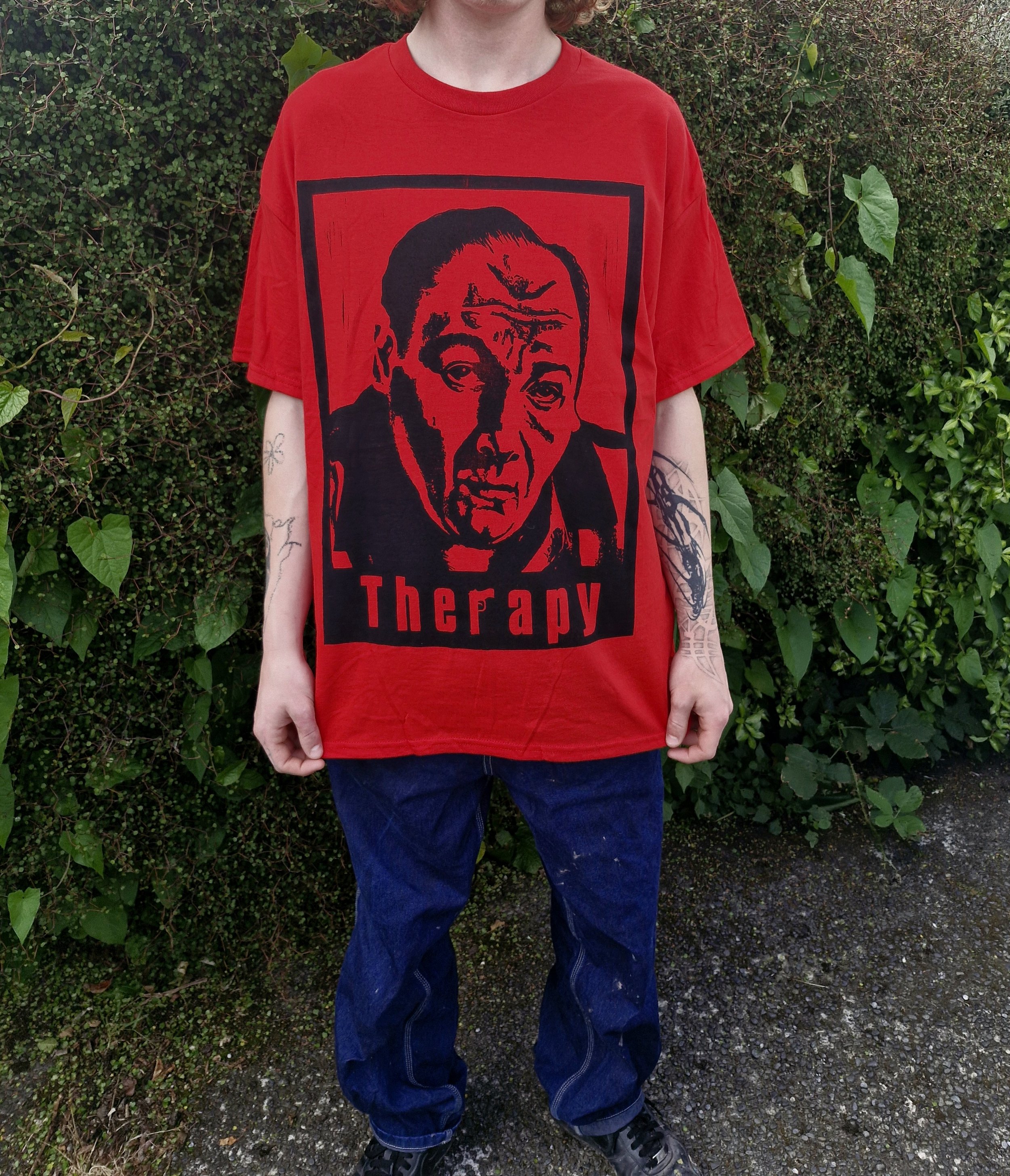 Tony Soprano THERAPY Woodblock tee. 2025.