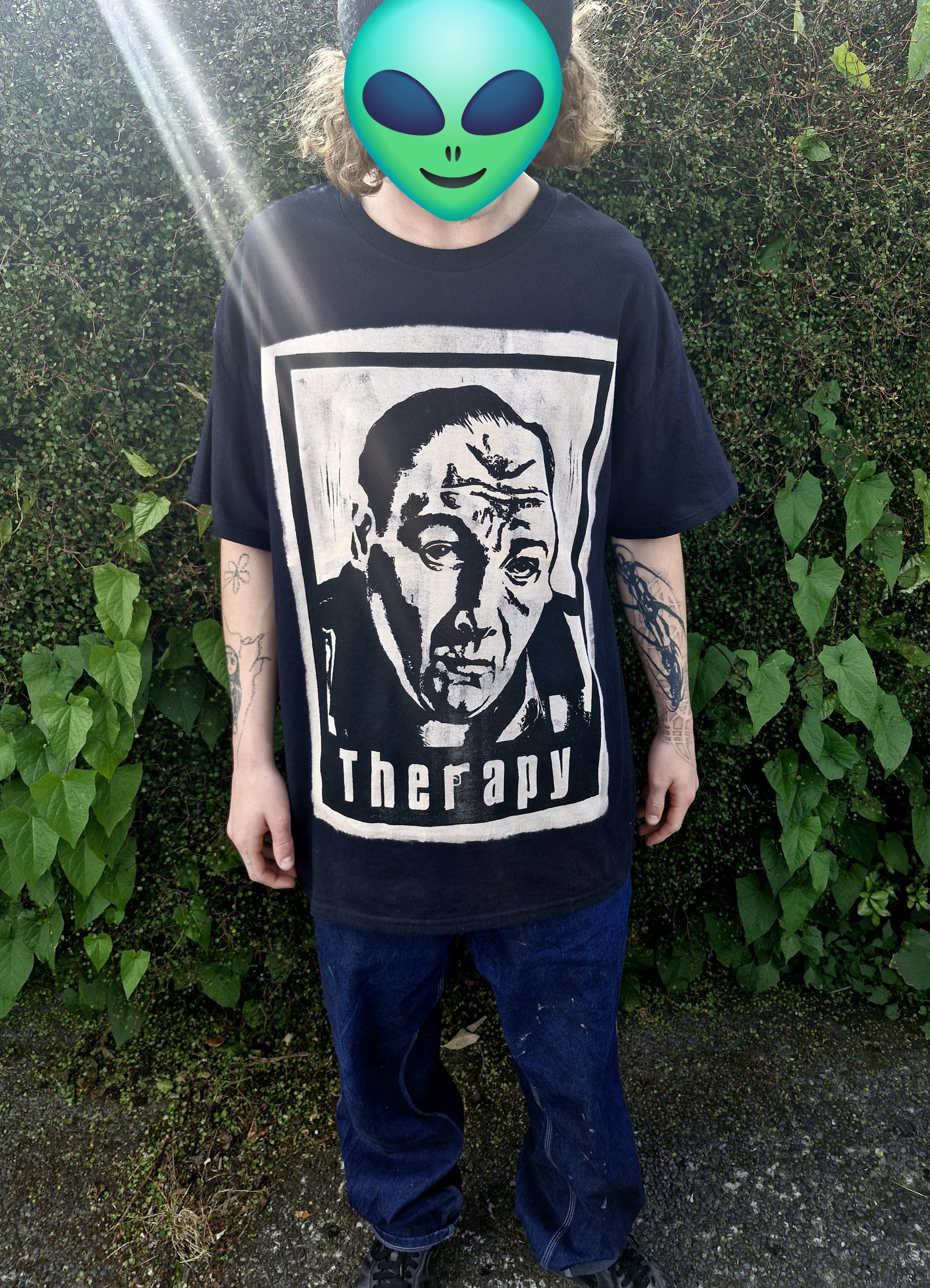 Tony Soprano THERAPY Woodblock tee. 2025.