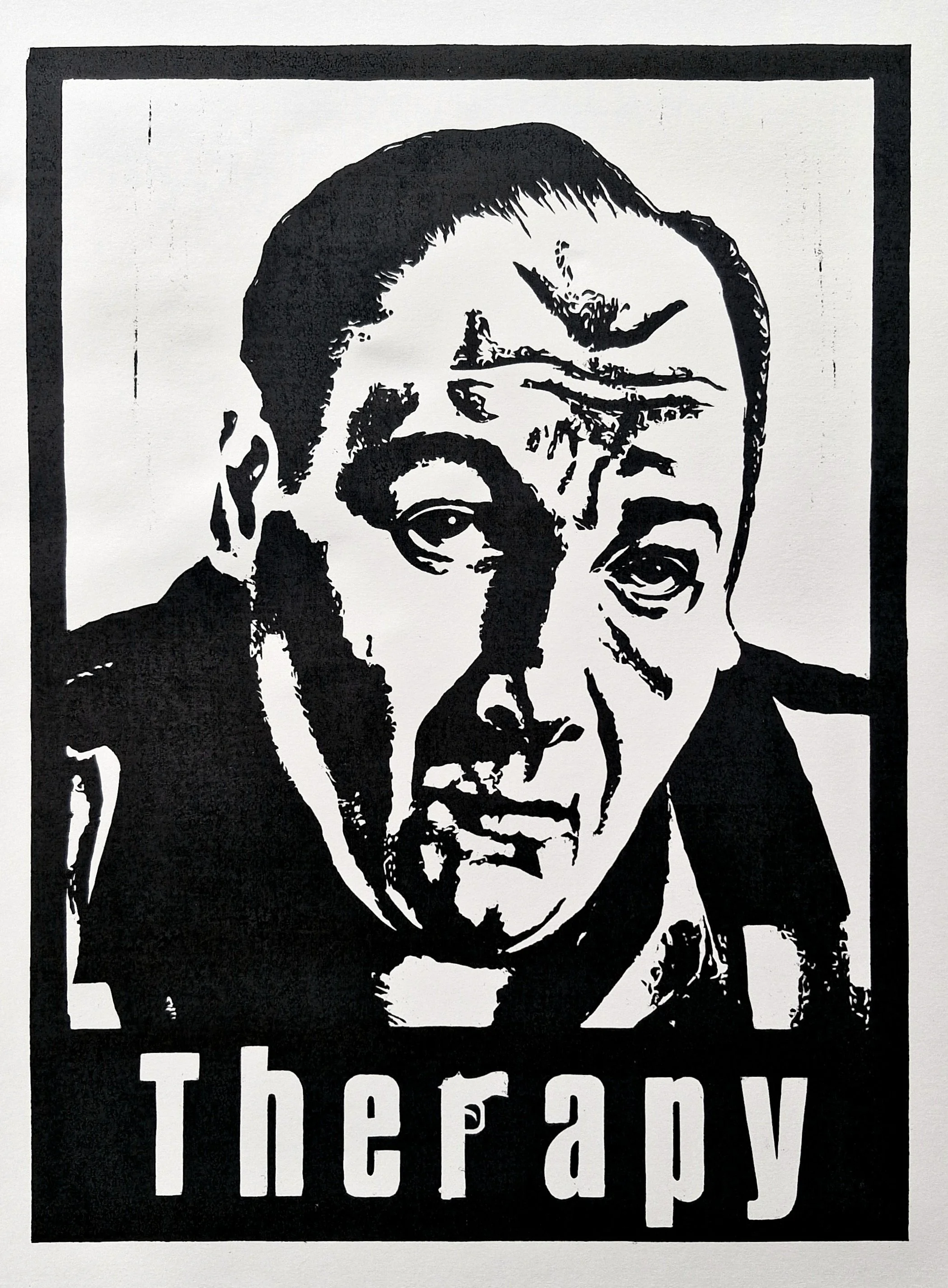 Tony Soprano collab. Woodblock. 2025