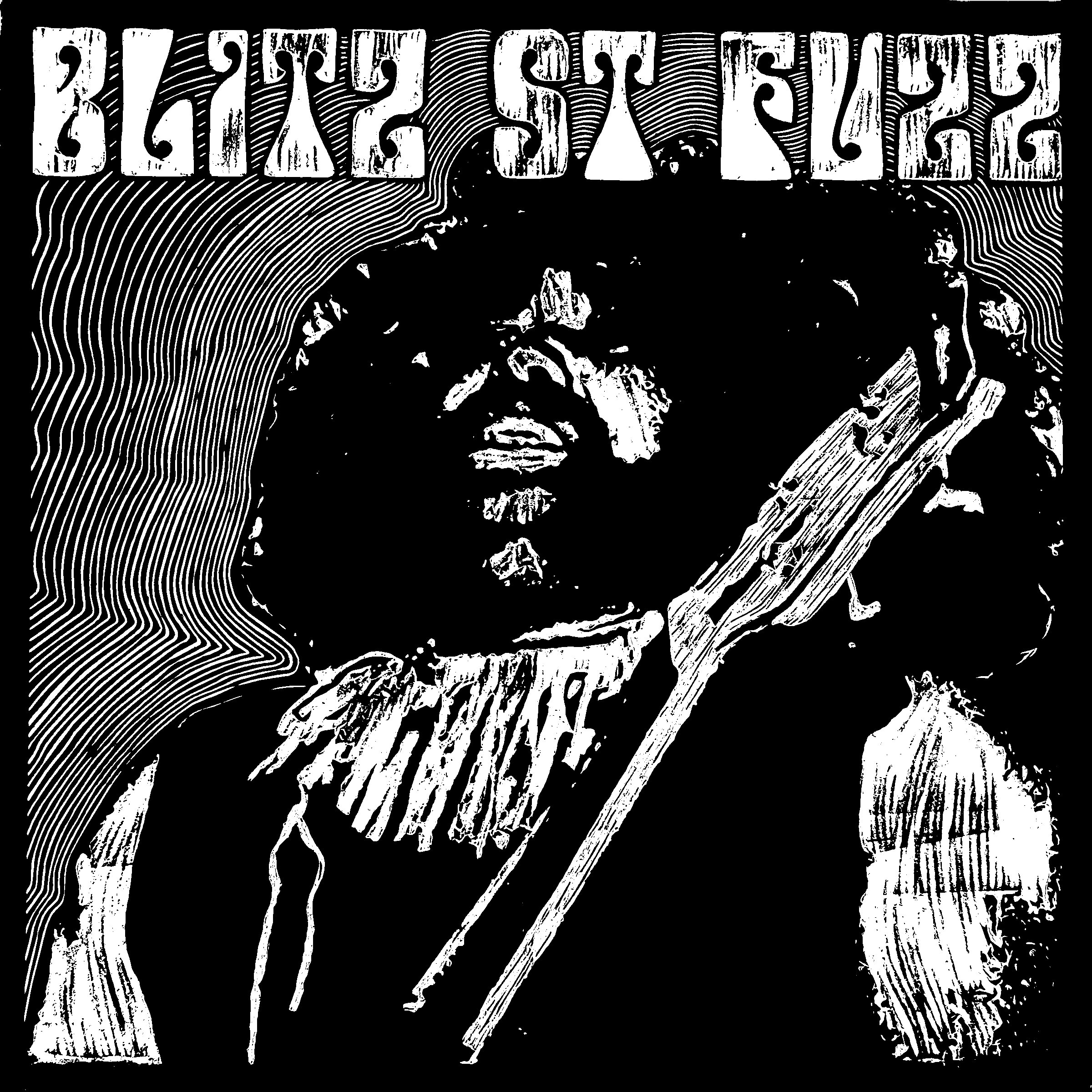 Blitz St Fuzz Album cover for Leather Jacket Records 2023
