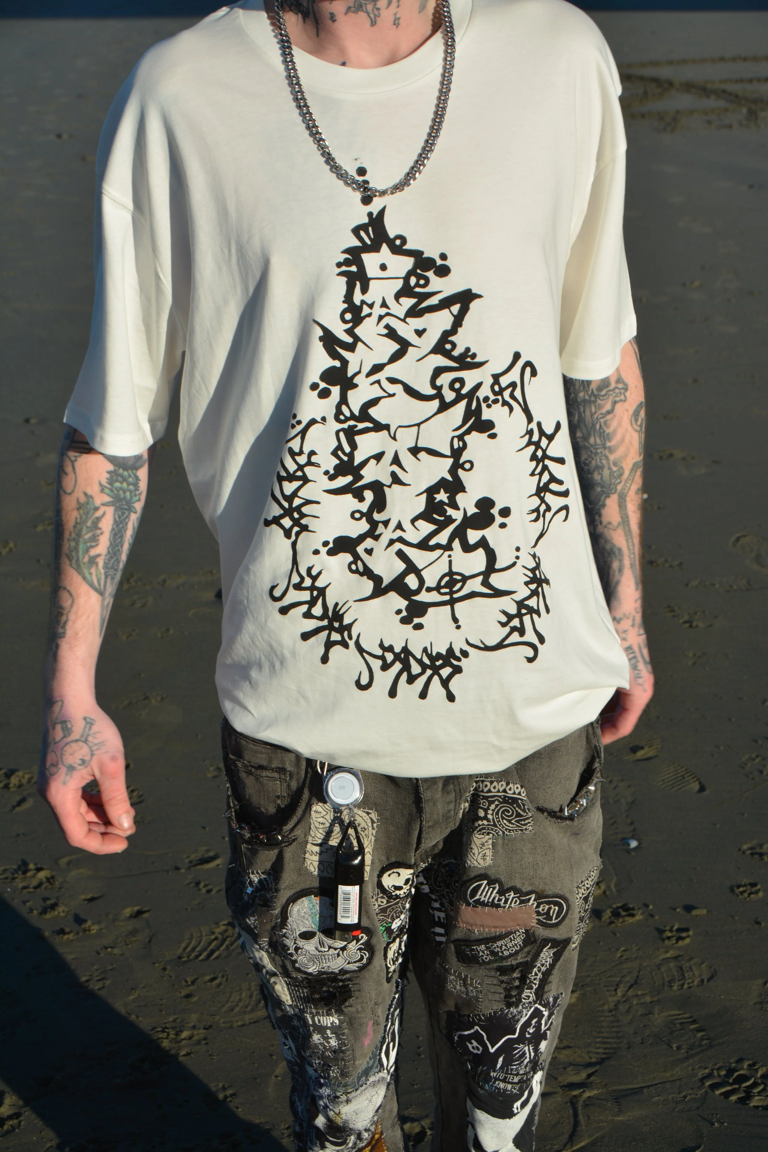 Ballad x Ekoe woodblock collab tee