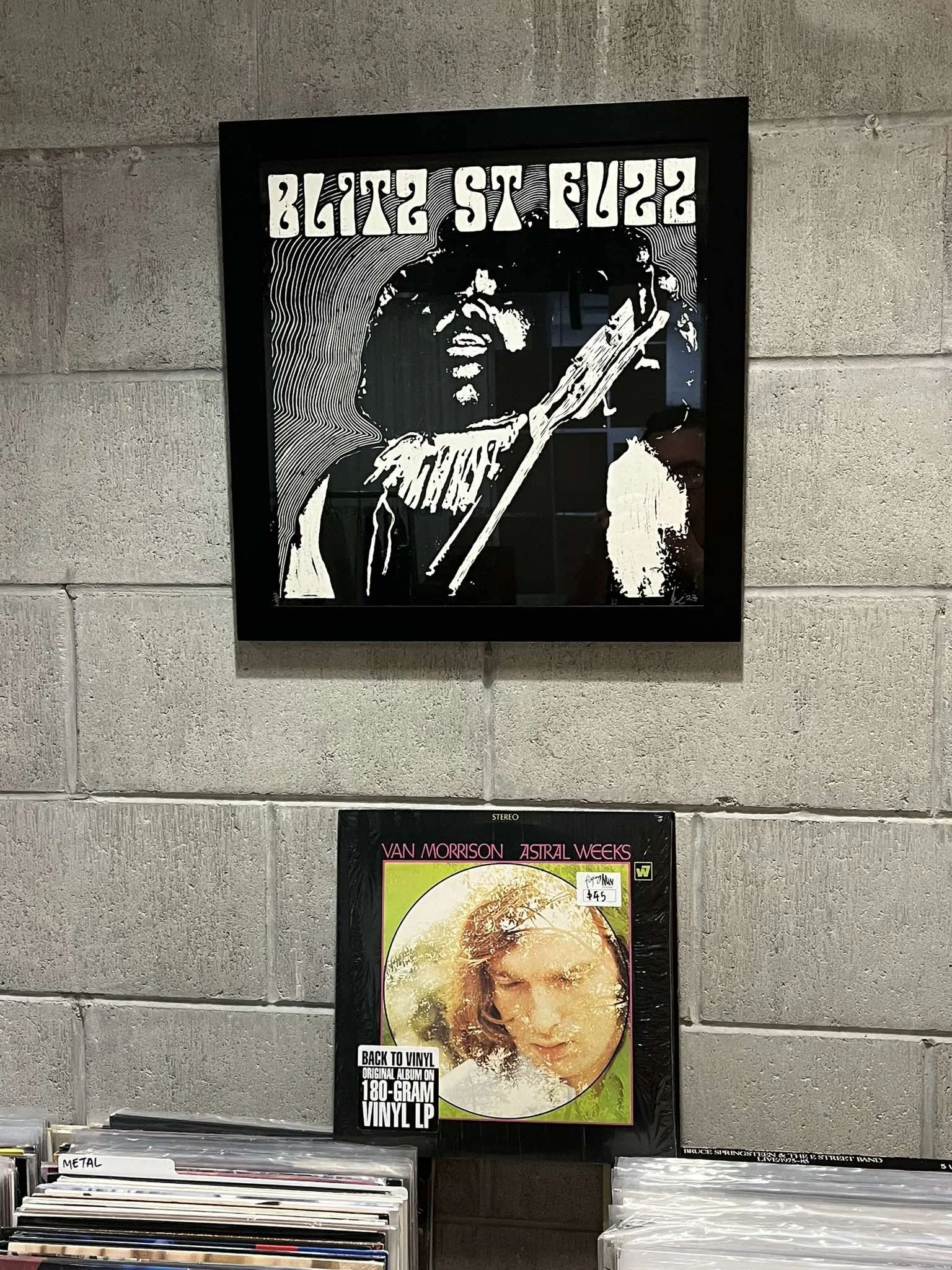 Blitz St Fuzz Album cover for Leather Jacket Records 2023