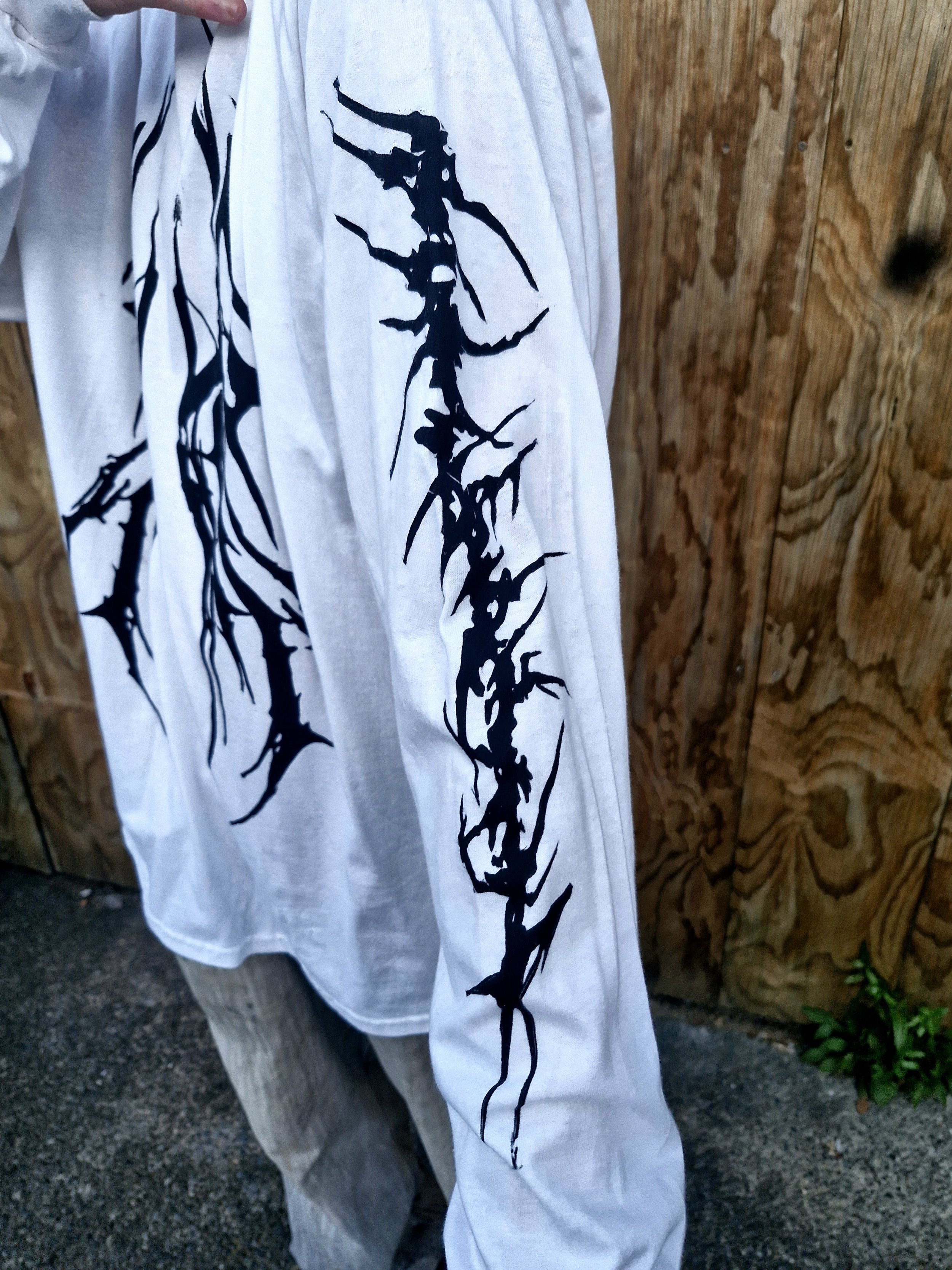 Ballad x Borge woodblock tee. 2025.