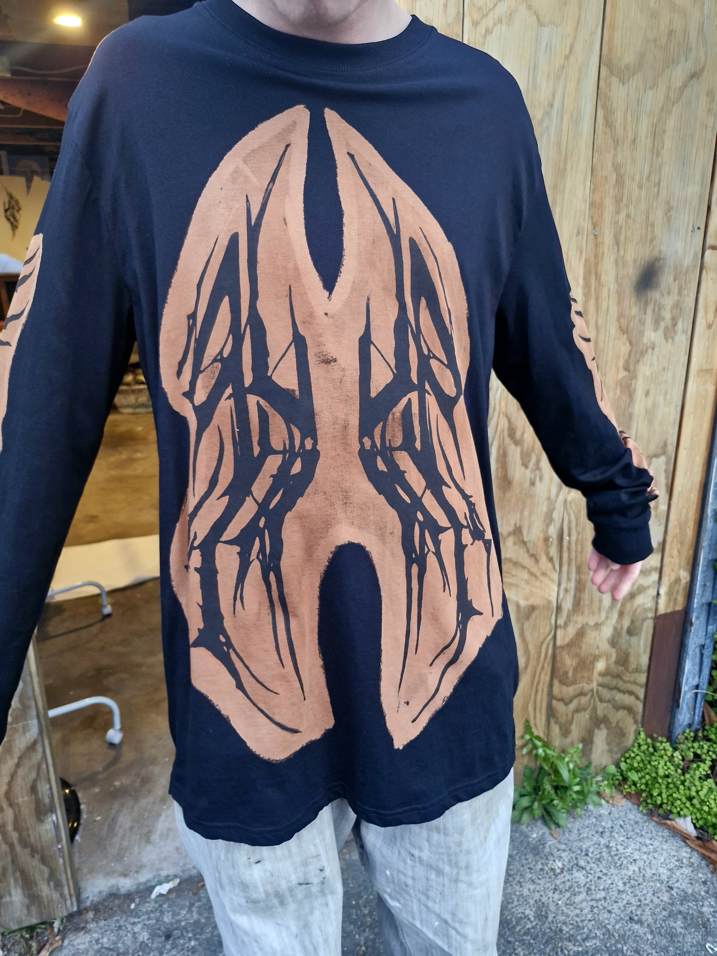 Ballad x Borge woodblock tee. 2025.