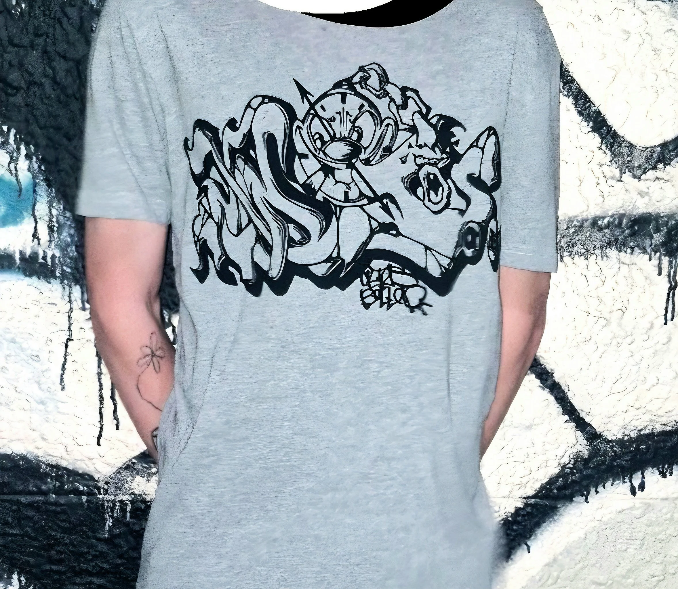 Alias x Ballad woodblock collab tee. 2025