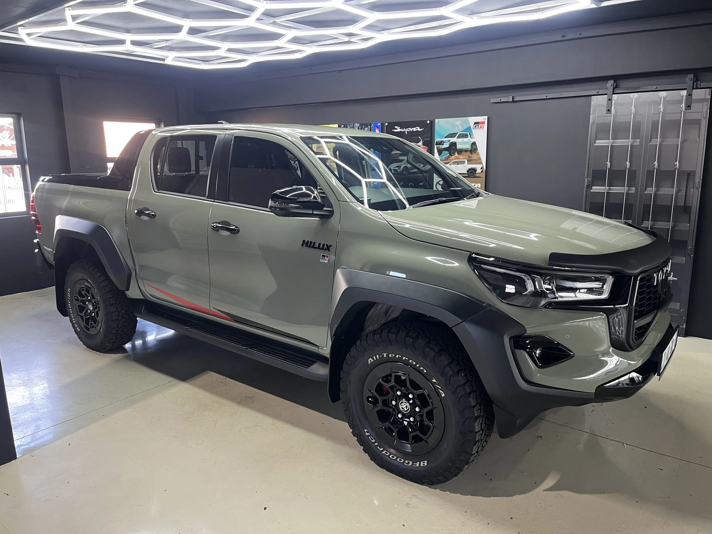 Green Toyota Hilux GR