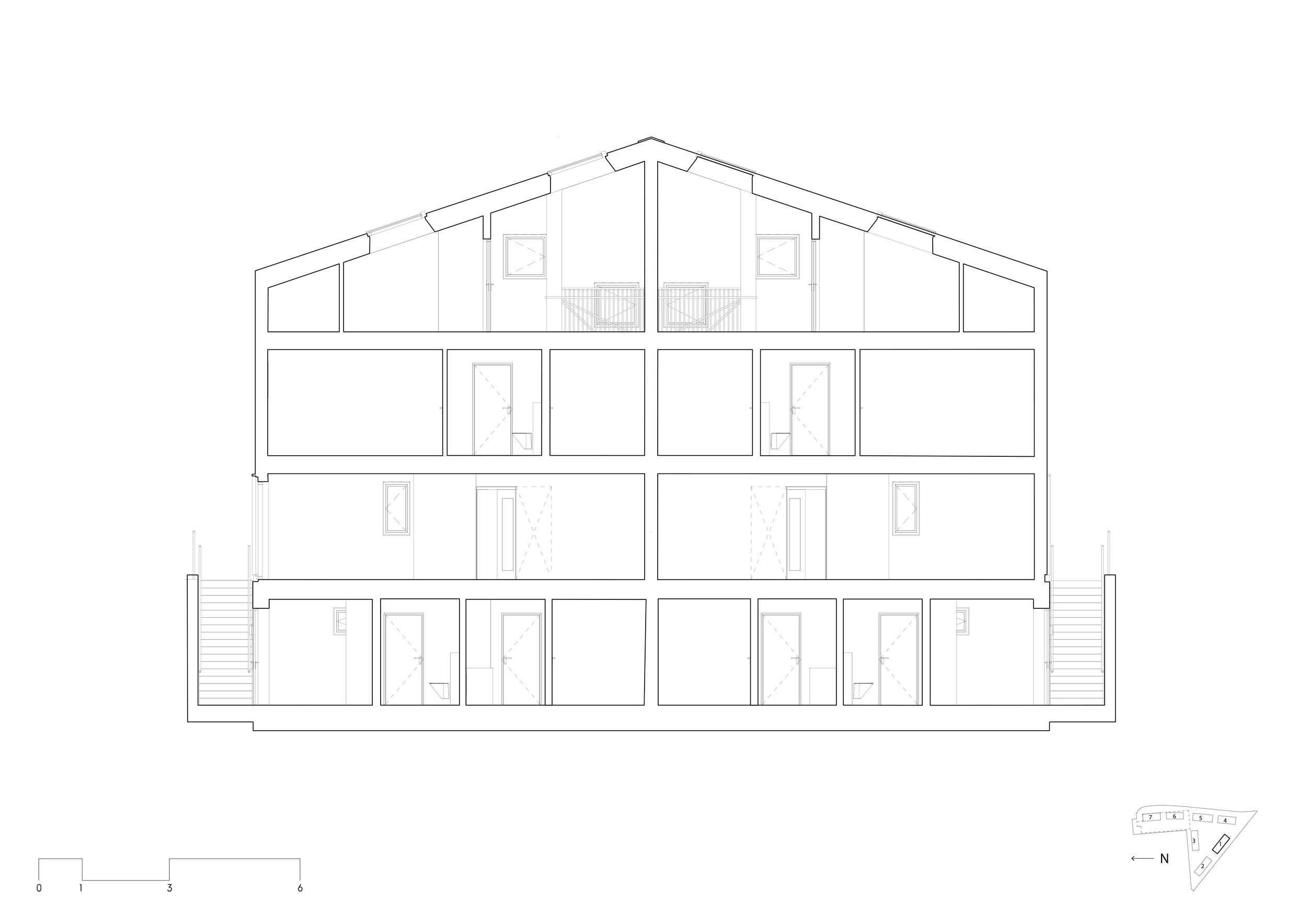 220222_Kjelsåsveien Hus 1, Længdesnitt B 1 50.png