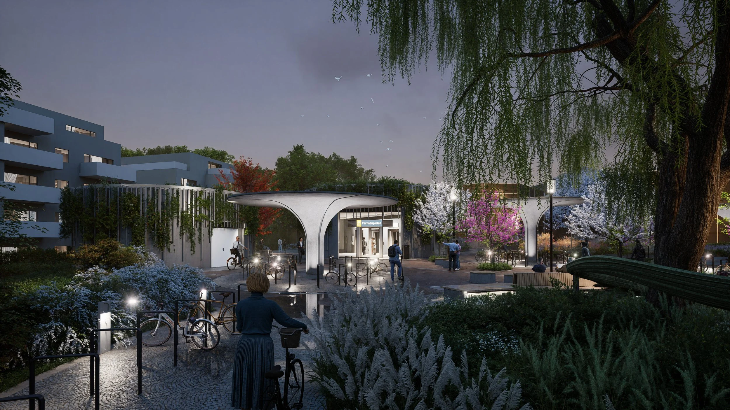 Fornebuporten Station