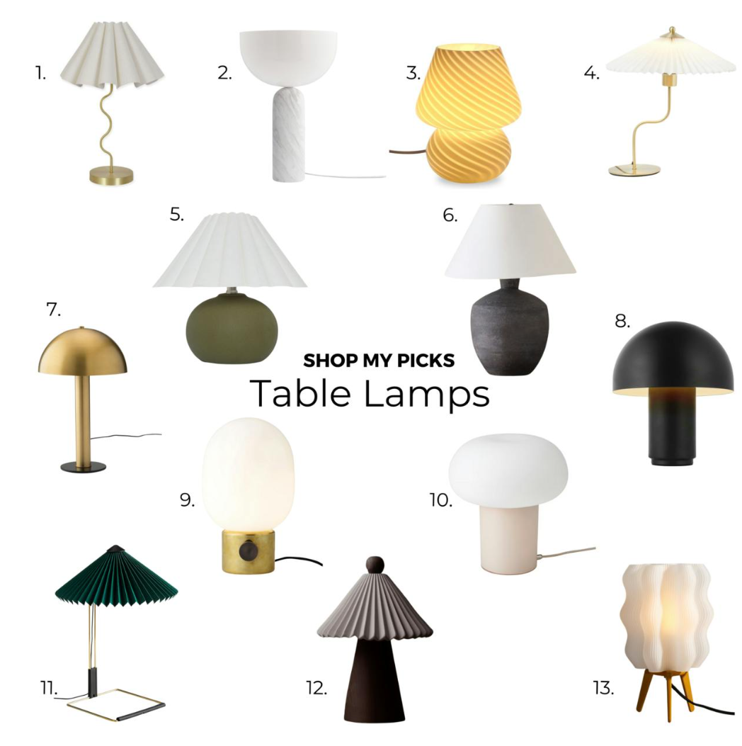 The Curation: Table Lamps, Decluttering Hacks, Beautiful Space, and Special Gift