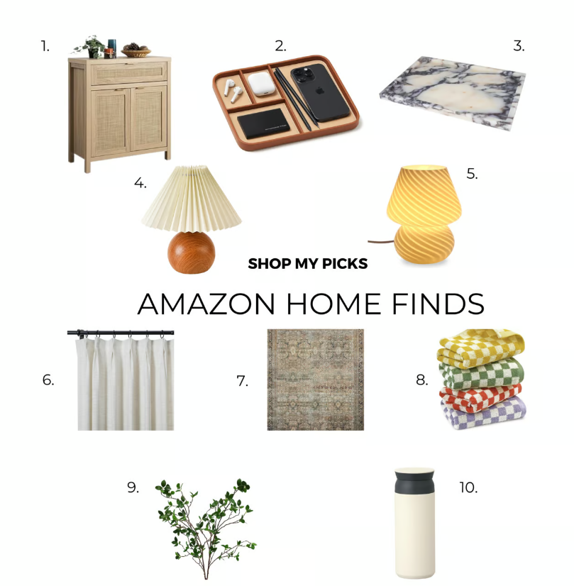 The Curation: Amazon Home Finds, Tips to Maximize Small Bedroom's Storage, and Beautiful Space 