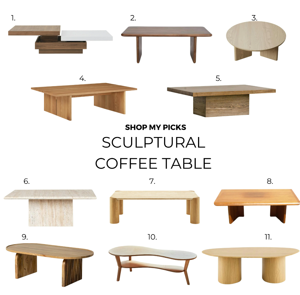 The Curation: Sculptural Coffee Table, 3 Decorating Myths Debunked, and Beautiful Space