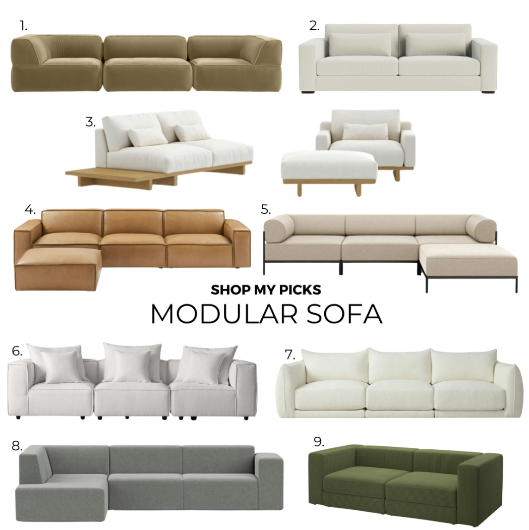The Curation: Modular Sofa, Ways To Reduce Visual Clutter In Your Home, and Beautiful Space