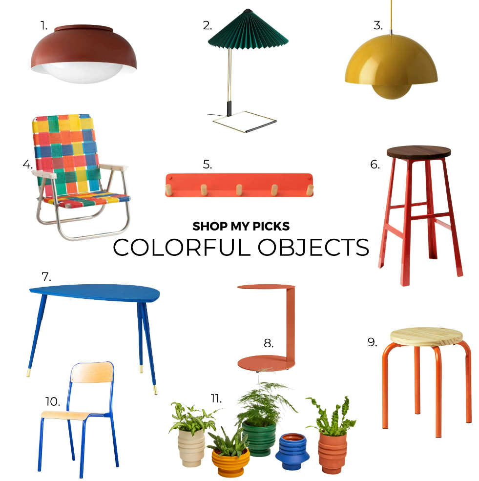 The Curation: Colorful Objects, How To Use Color In Your Home, and Beautiful Space