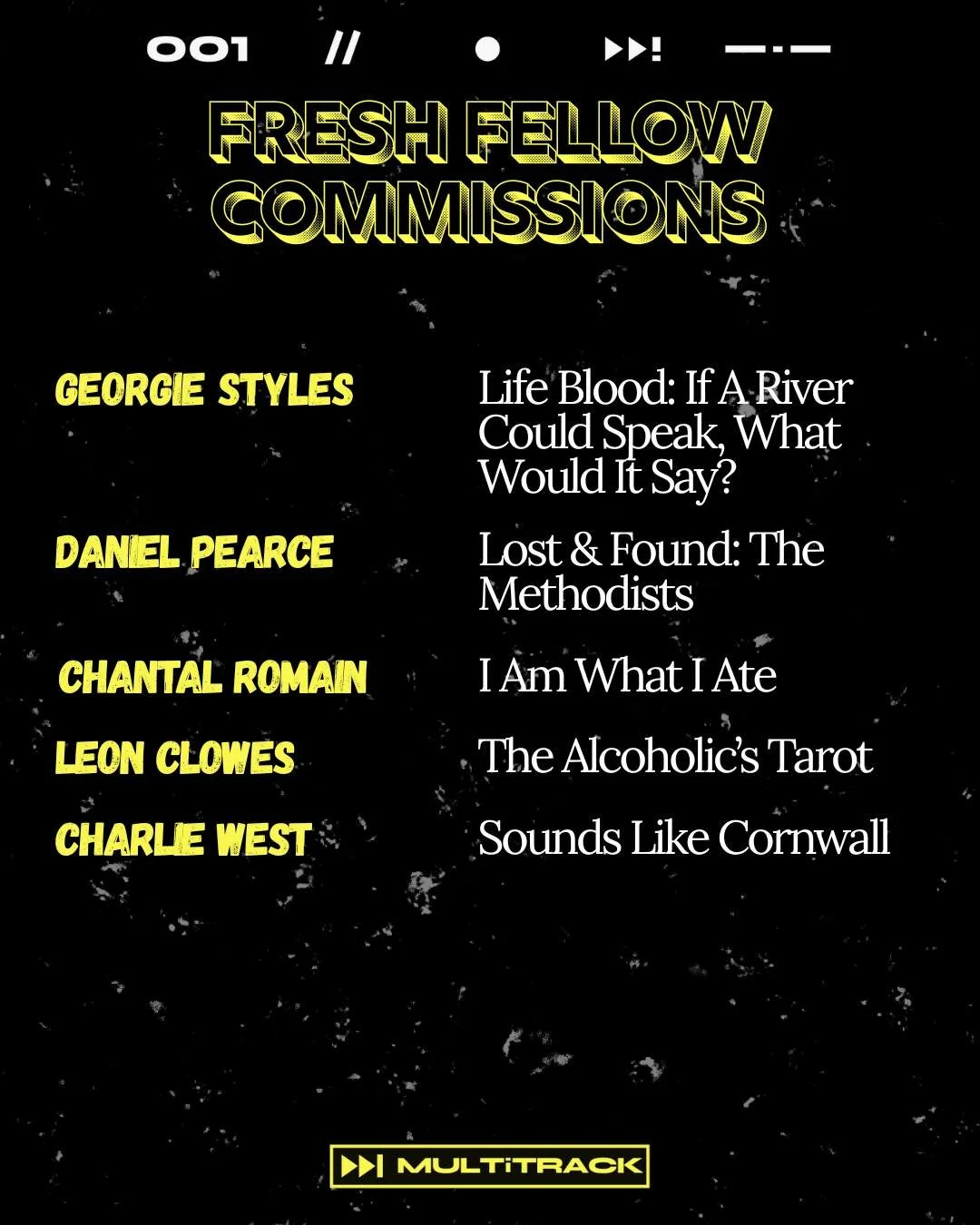 🎧 Fresh Fellow Commissions are out now 
Nine powerful new releases from our most recent Multitrack Fellows now live on BBC Sounds

Life Blood &ndash; Georgie Styles
What would a river say if it could speak? Following the Afon Teifi from source to se