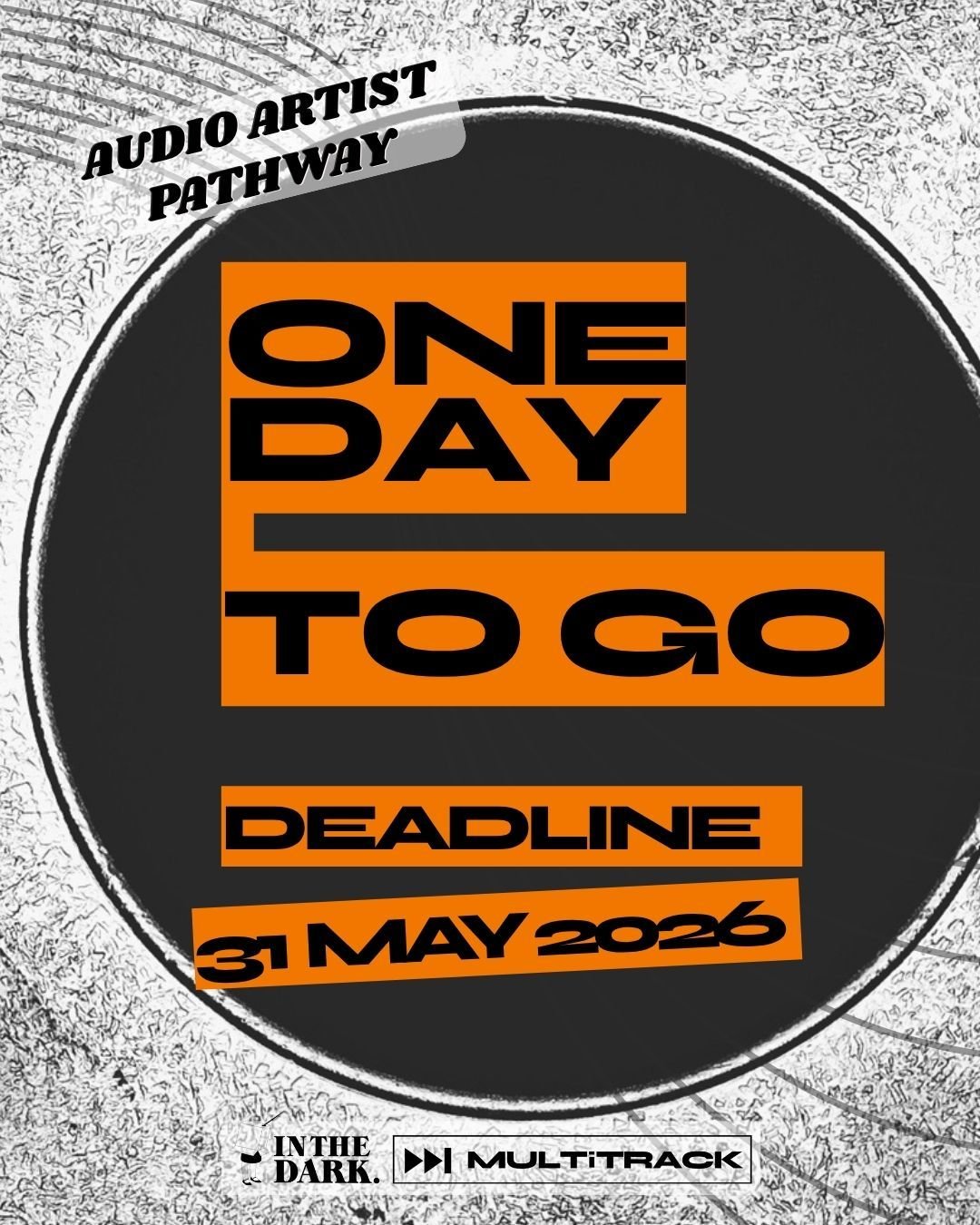 1 day to go before applications close for the Audio Artist Pathway. 
https://www.multitrack.uk/audio-artist-pathway