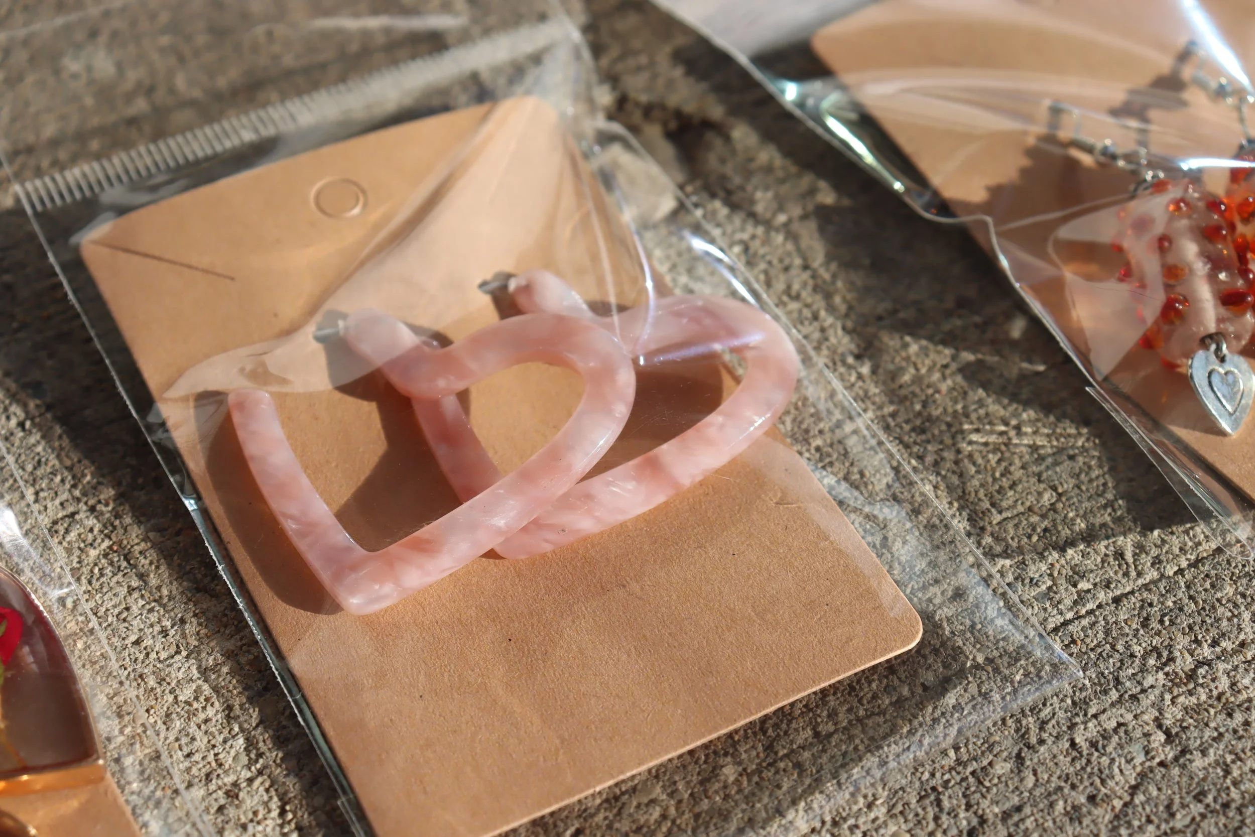 Fan Favorite Hoop Heart Earrings