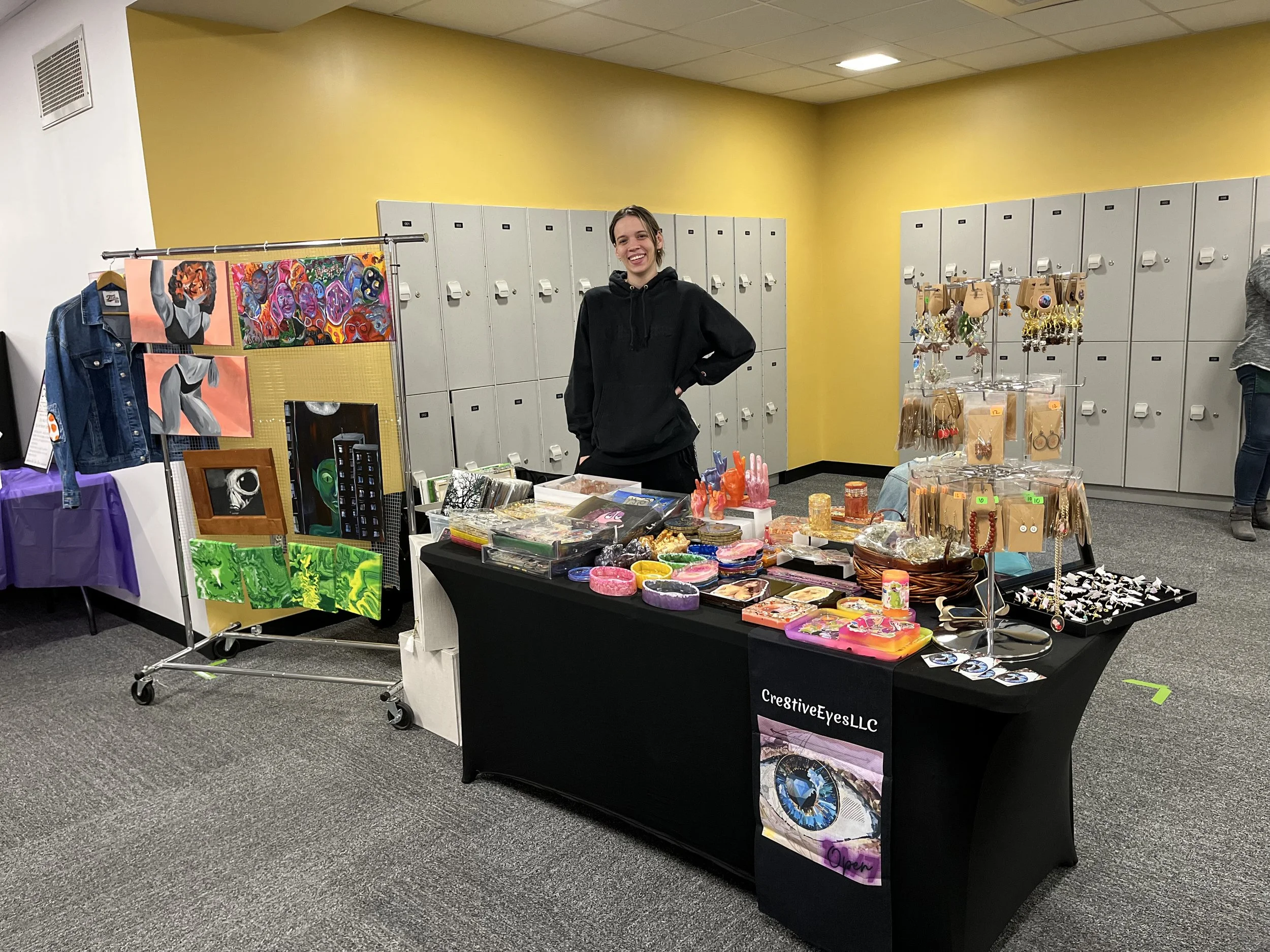 1st ever Art Show! I was a bit unprepared.