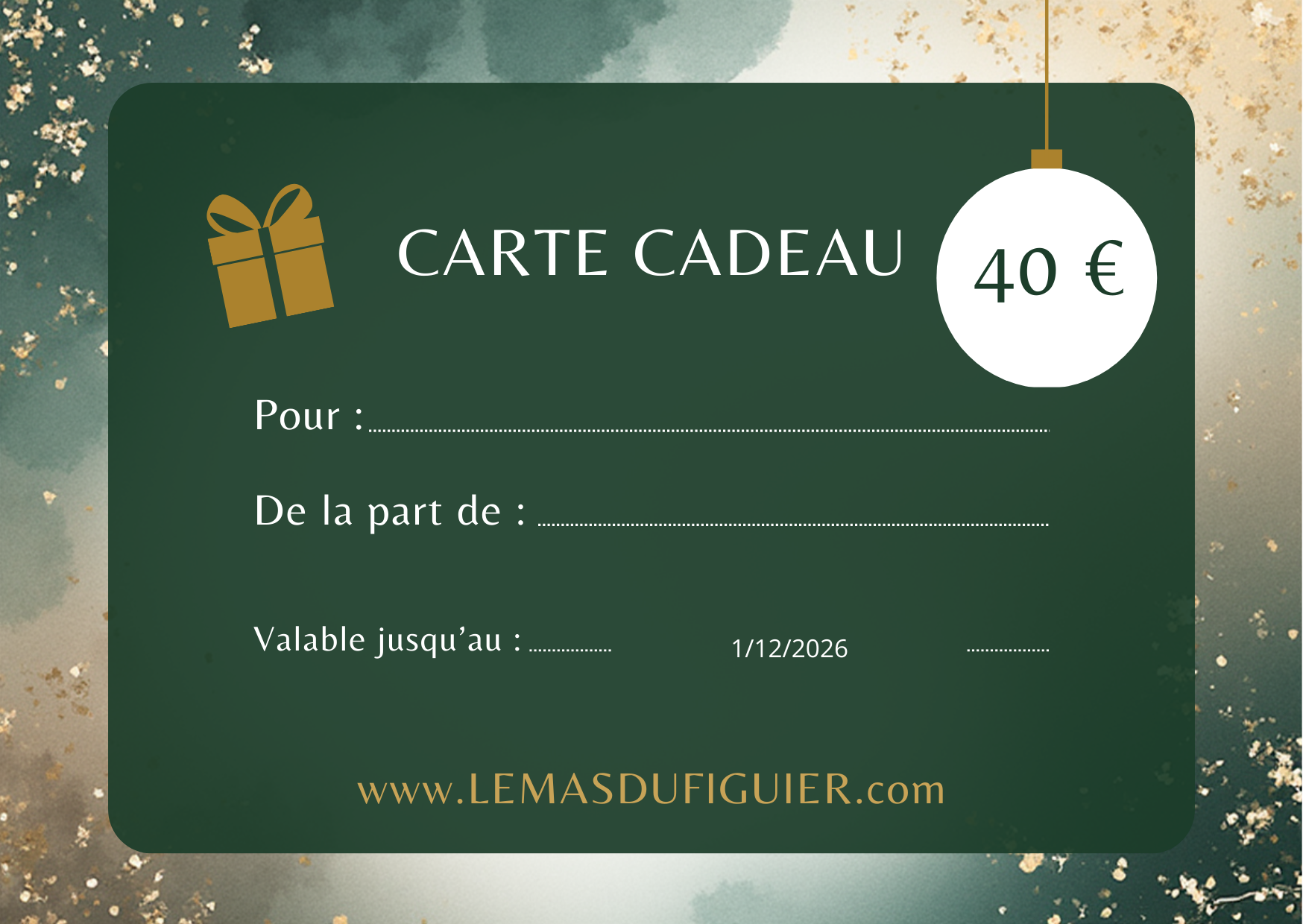 CARTE CADEAU