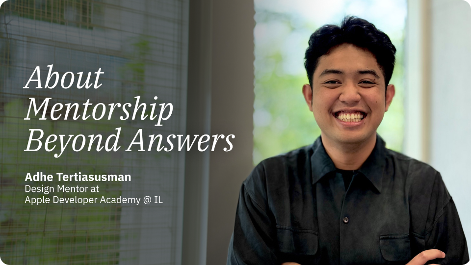 Presentasi Sebagai Mentor di Apple Developer Academy? | Adhe Tertiasusman