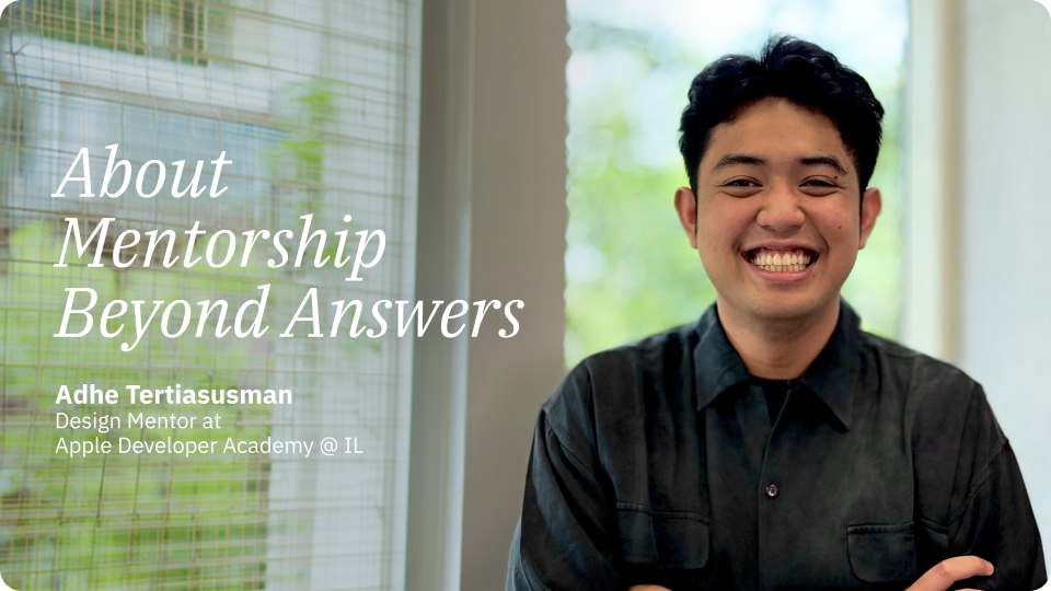Presentasi Sebagai Mentor di Apple Developer Academy? | Adhe Tertiasusman
