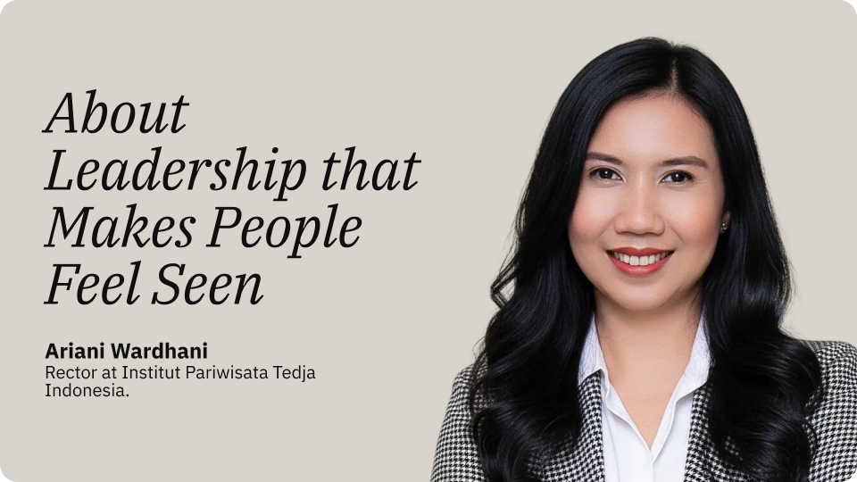 Presentasi sebagai Rektor di Institut Pariwisata? | Ariani Wardhani
