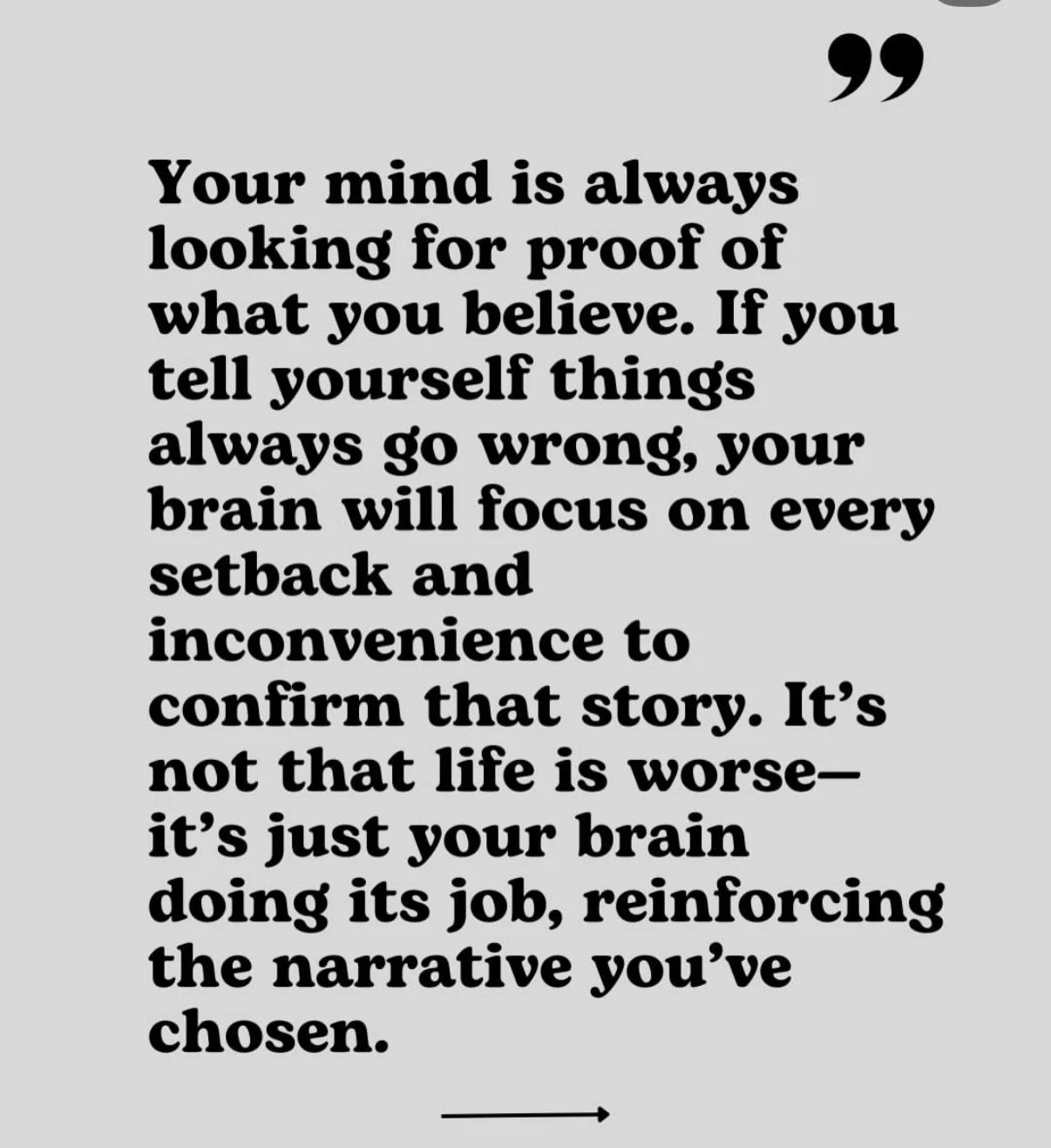 Its not just positive self talk 😘- its science! 🤓

🧠 Your brain is doing EXACTLY what you trained it to do&hellip;

It&rsquo;s constantly scanning your world for proof of what you already believe.

So if your inner dialogue sounds like:
➡️ &ldquo;