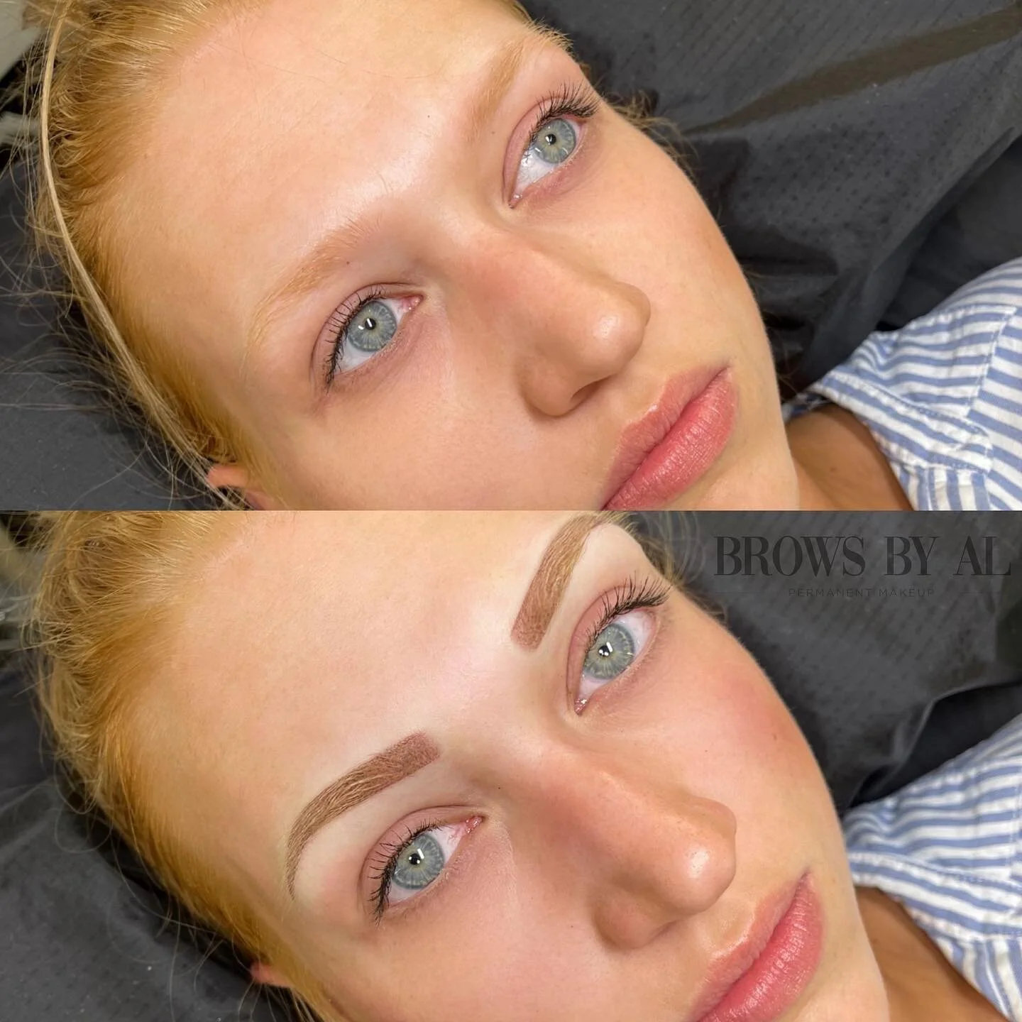 OK I am obsessed!!!!! Ombr&eacute; Powder Transformation💕 

This technique appears light and powdery at the start of the brow and darkens towards the ends creating an ombre look! 

▪️It&rsquo;s last 1-3 years depending on skin type, lifestyle, after