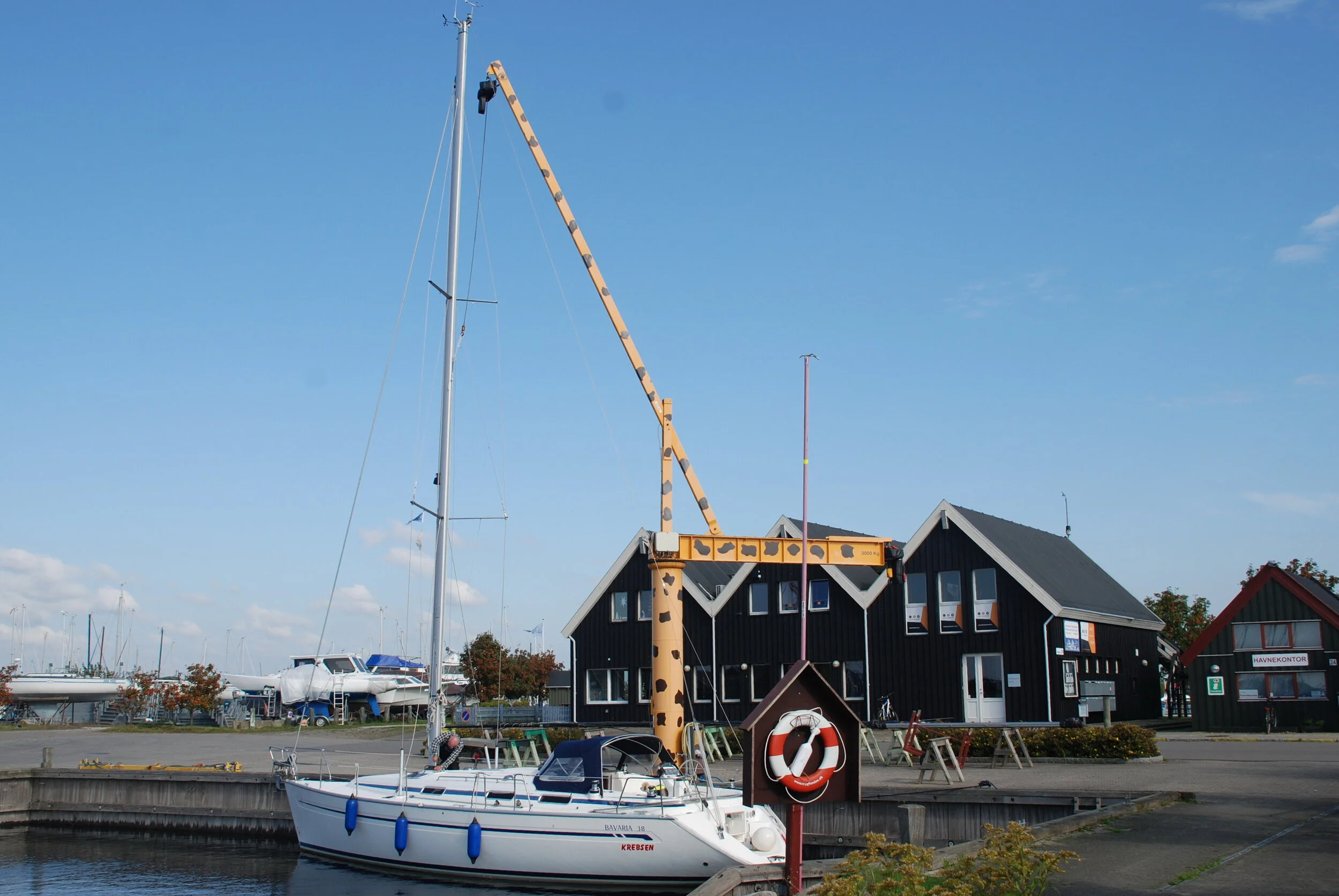 Mastekran (eldrevne) "Giraffen"